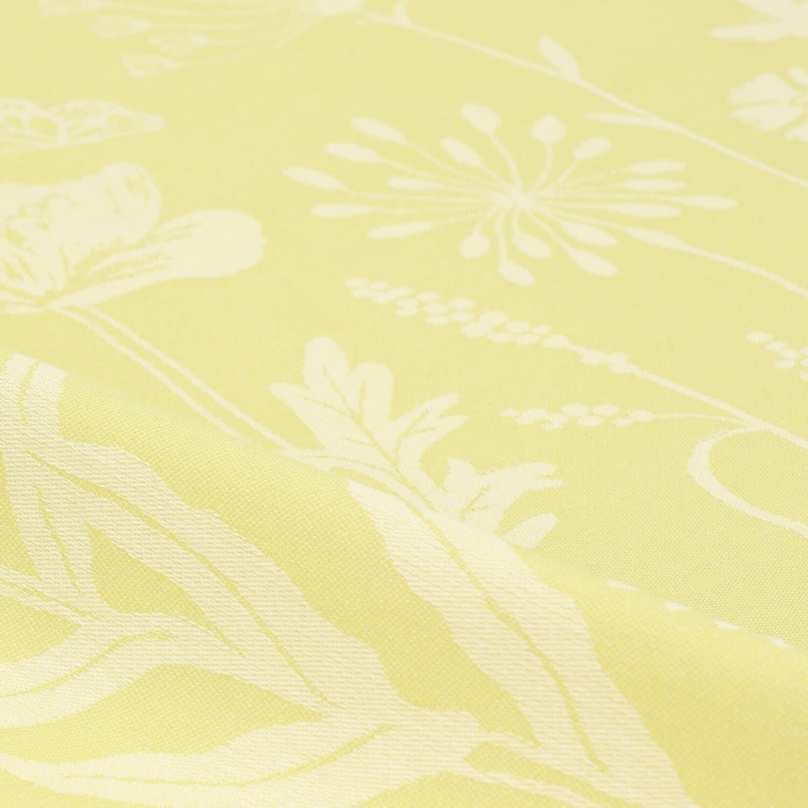 Bunzlau Castle Bunzlau Castle Tea towel theedoek Wild Flowers Lemon Green Bunzlau Castle 6451-g