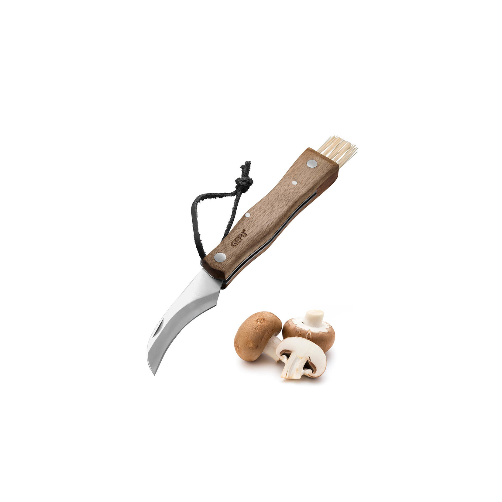 Gefu Gefu Silva Champignonsnijder champignon mes met Champignon borstel Gefu 13814