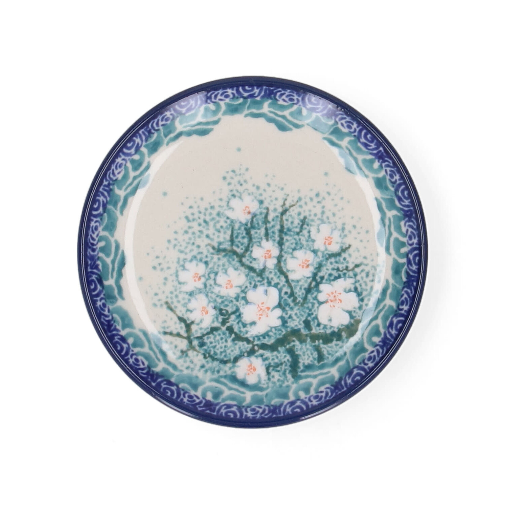 Bunzlau Castle Bunzlau Castle Teabag dish Round 10 cm VGM Almond Blossom theetipje Bunzlau Castle 1262-3492