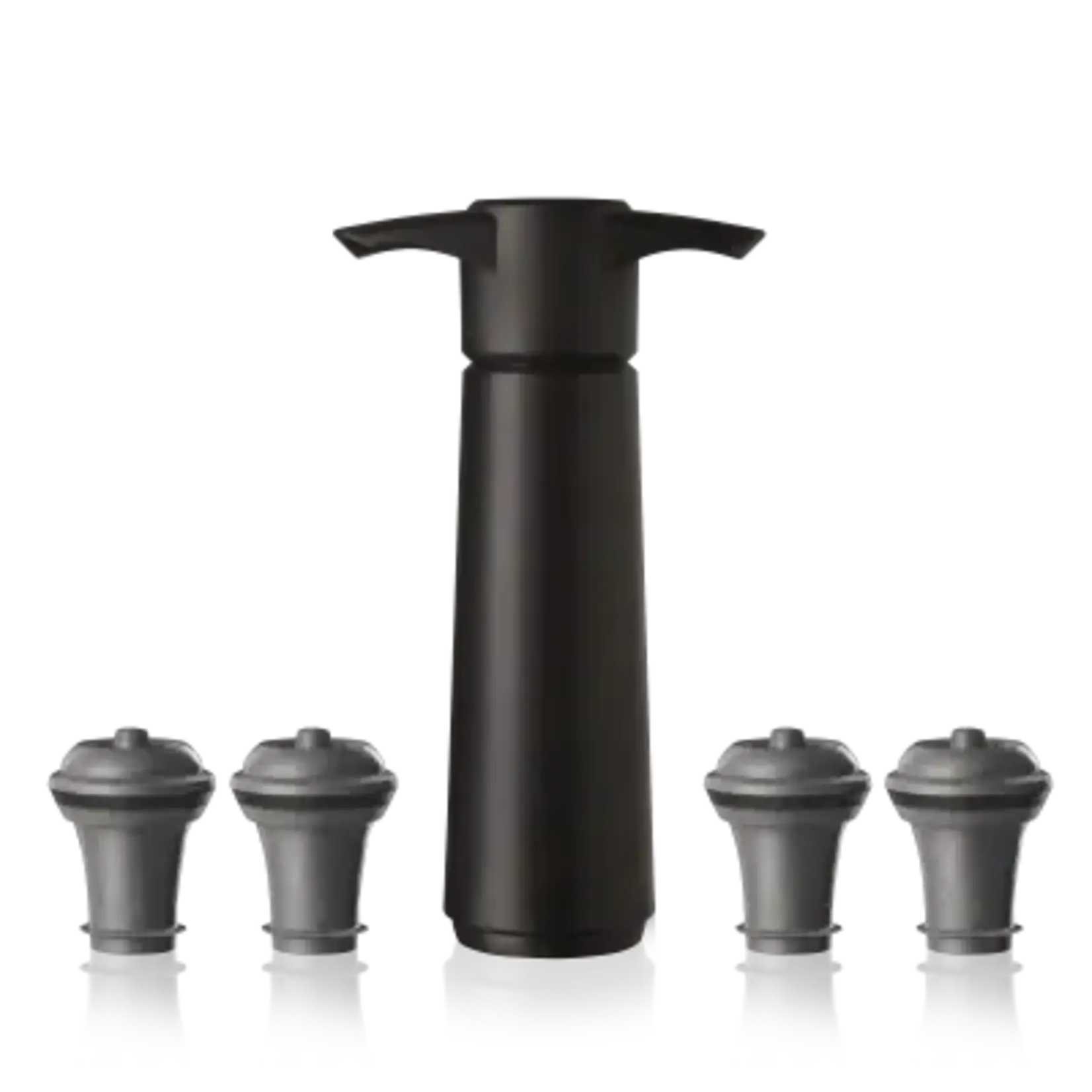 Diverse Merken Vacuvin Wine Saver zwart wijn vacuümpomp met 4 stoppers Vacuvin 09824606
