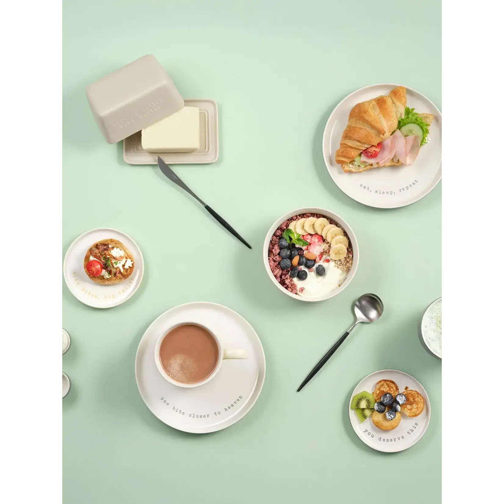 ASA Selection Asa Selection Hey! 22 cm dessert plate Woke up for this 22 cm bord  Asa 17141277