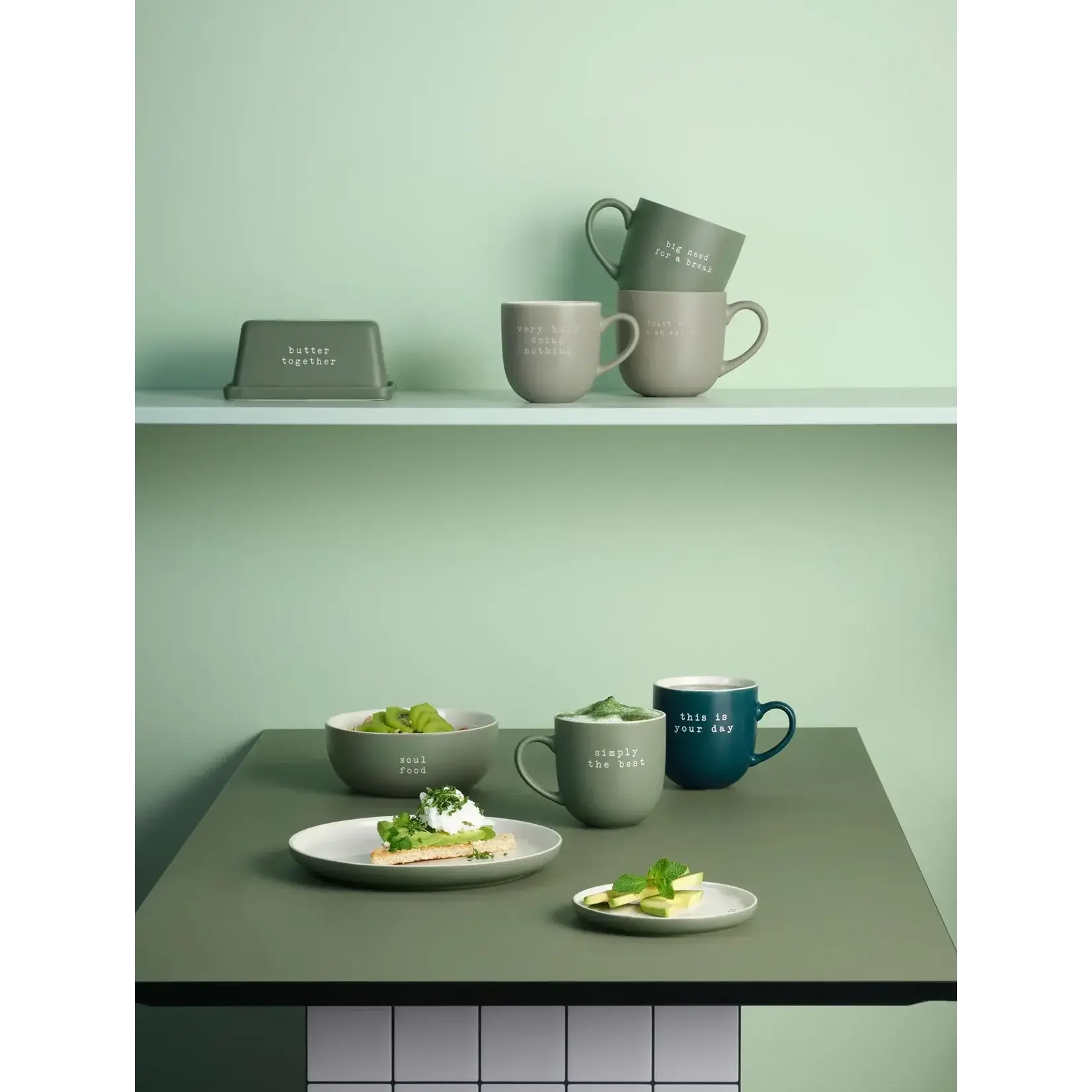 ASA Selection Asa Selection Hey! 22 cm dessert plate One bite closer to Heaven 22 cm bord  Asa 17142277