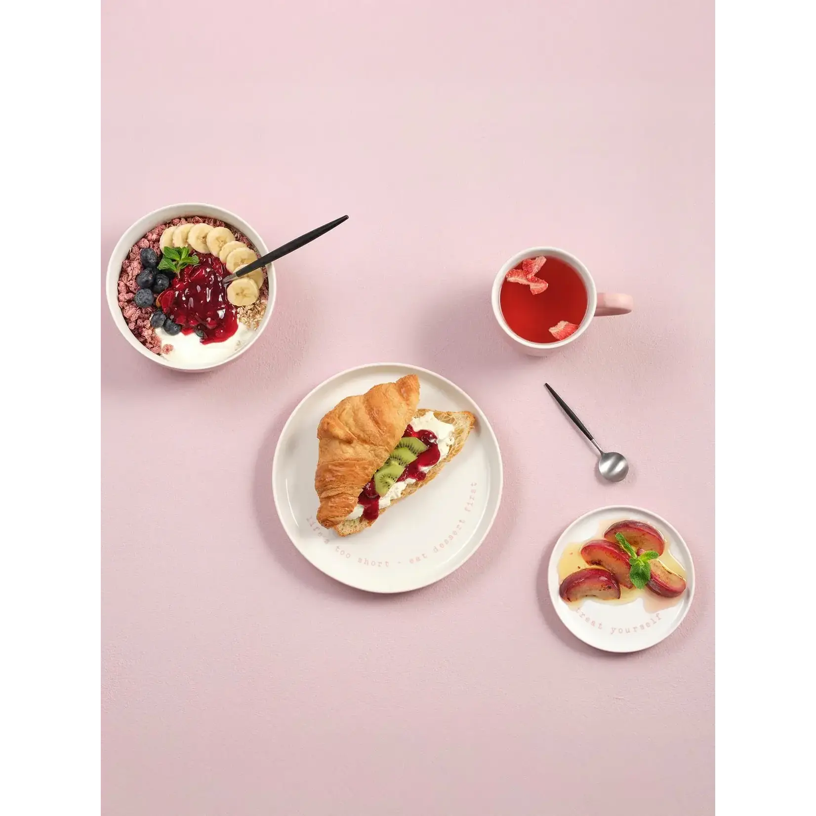 ASA Selection Asa Selection Hey! 22 cm dessert plate Life's too short 22 cm bord  Asa 17143277