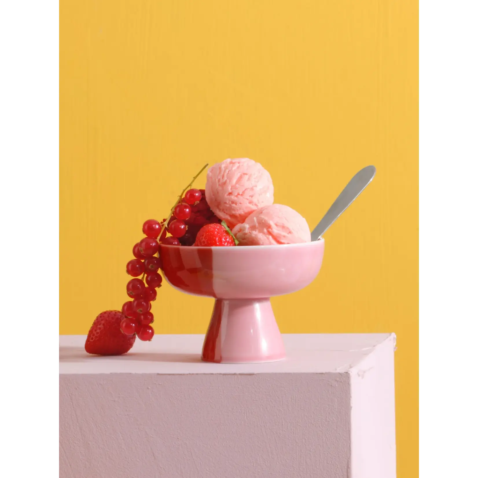 ASA Selection Asa Selection Joy ijscoupe bowl on foot Ø 110 mm Strawberry Smoothie ASA 16391286