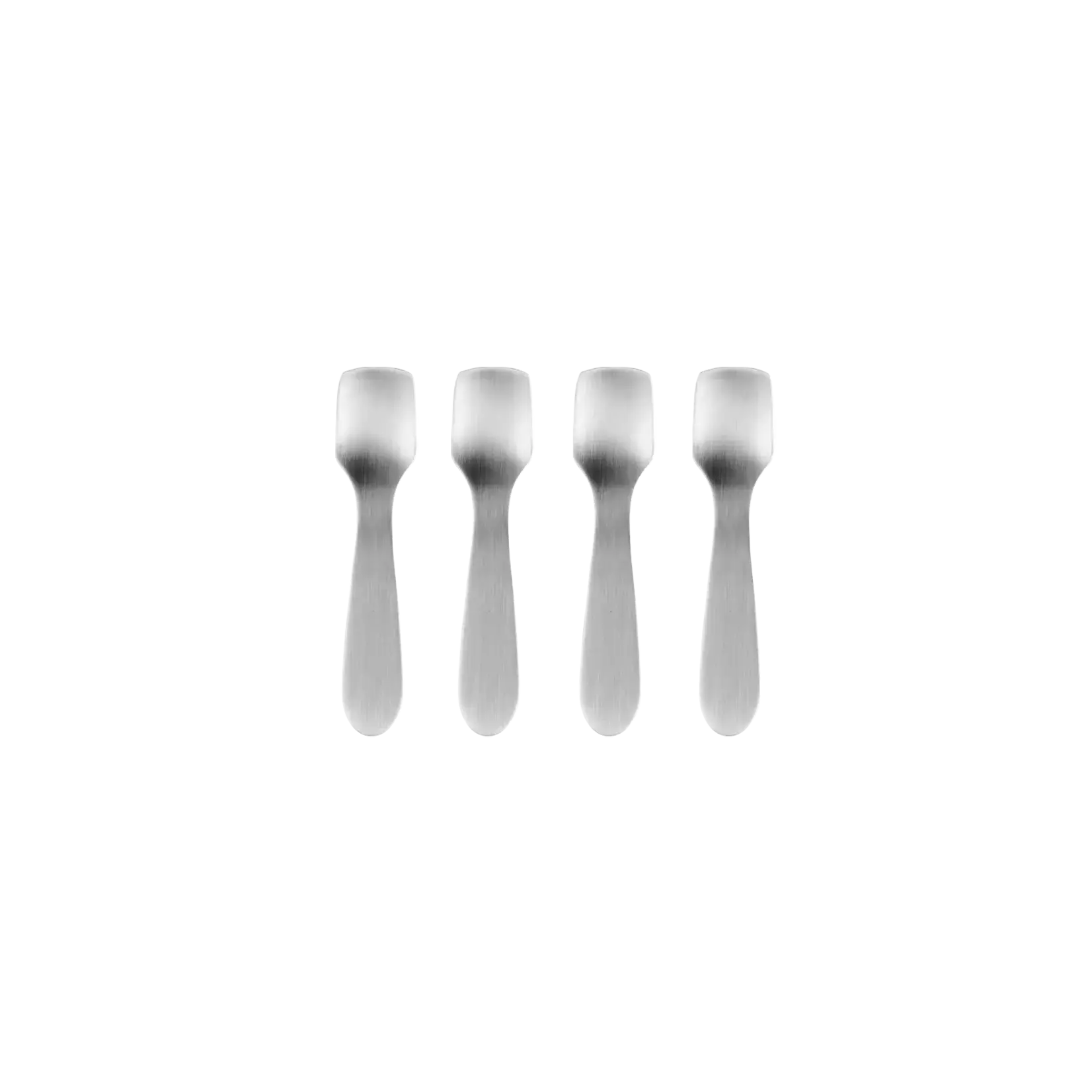 ASA Selection Asa Selection set-4  mat rvs ijslepels 112 mm ijslepels set-4 mat rvs in giftbox Asa 31012950