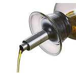 Cilio 450 ml niet knoeiende olie fles grijs glas Cilio Liguria ollie of azijn fles 450 ml Cilio 107265