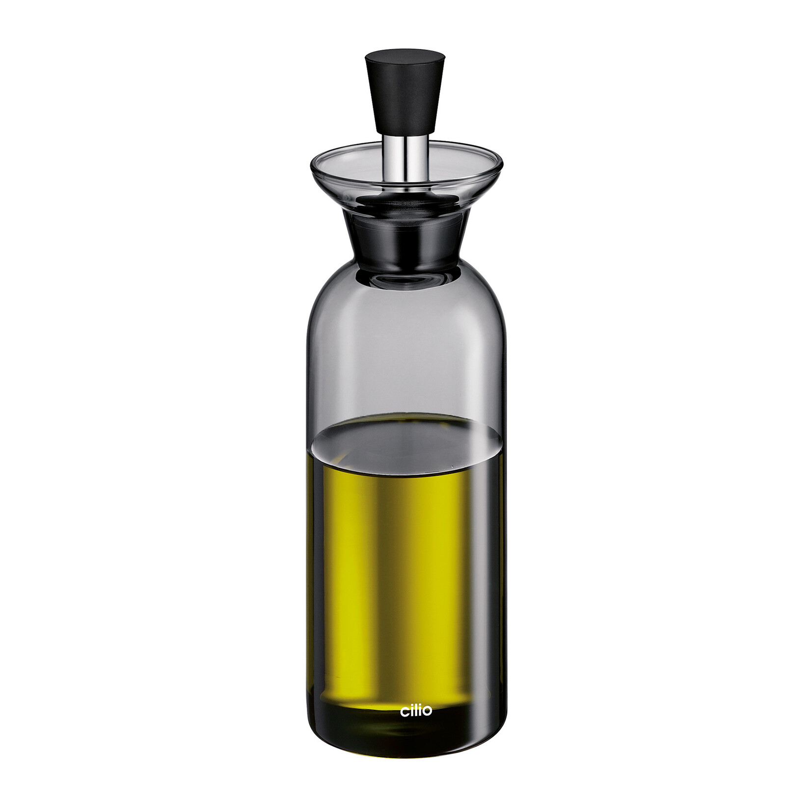 Cilio 450 ml niet knoeiende olie fles grijs glas Cilio Liguria ollie of azijn fles 450 ml Cilio 107265