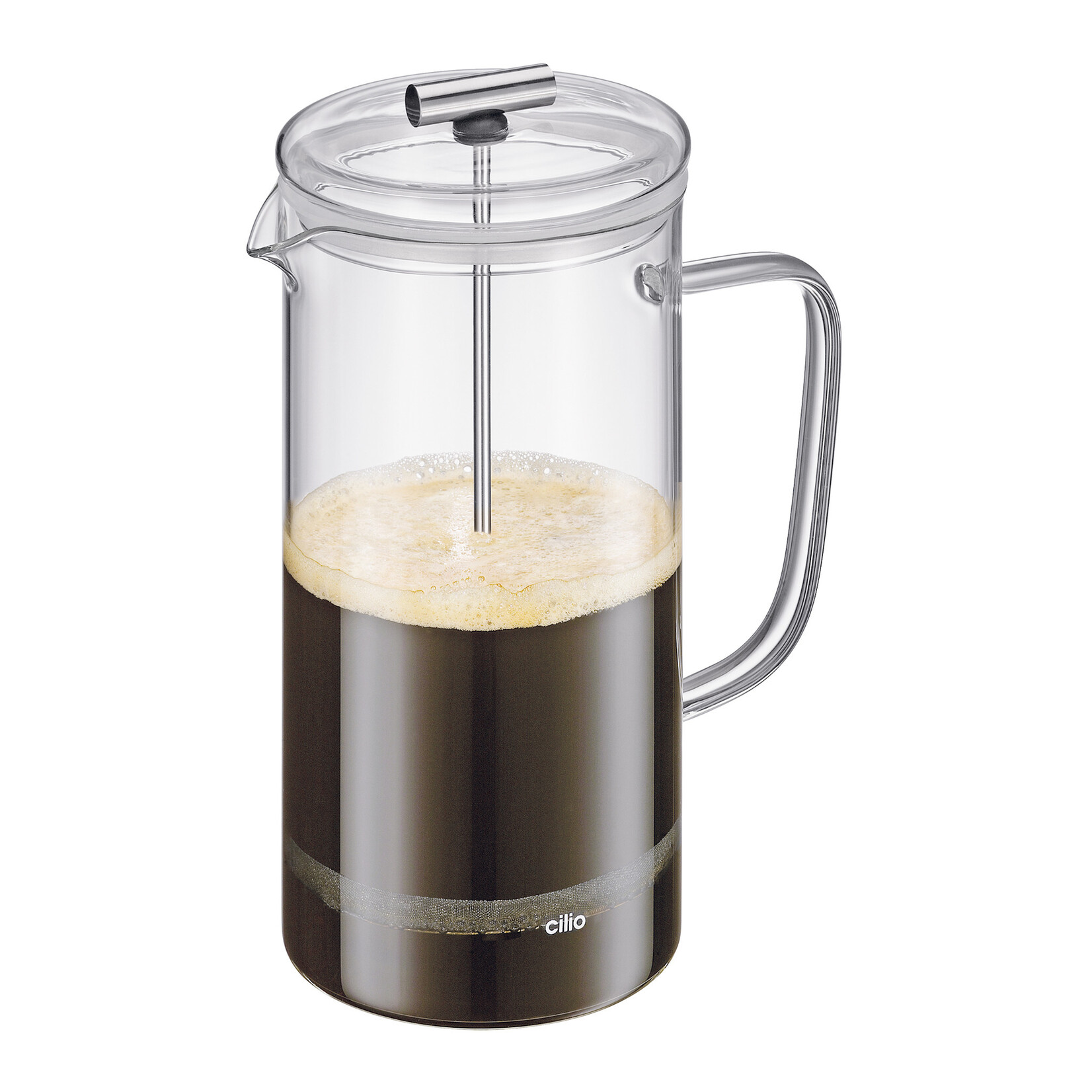 Cilio Cilio Veneto 8 kops cafetiere koffiemaker helder glas Cilio 343427