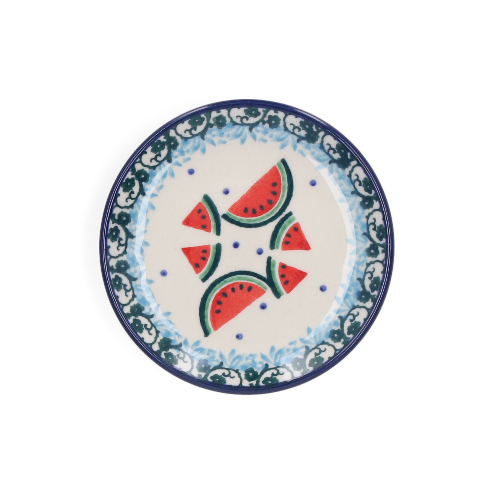 Bunzlau Castle Bunzlau Castle Teabag dish Round 10 cm Watermelons theetipje Bunzlau Castle 1262-3493