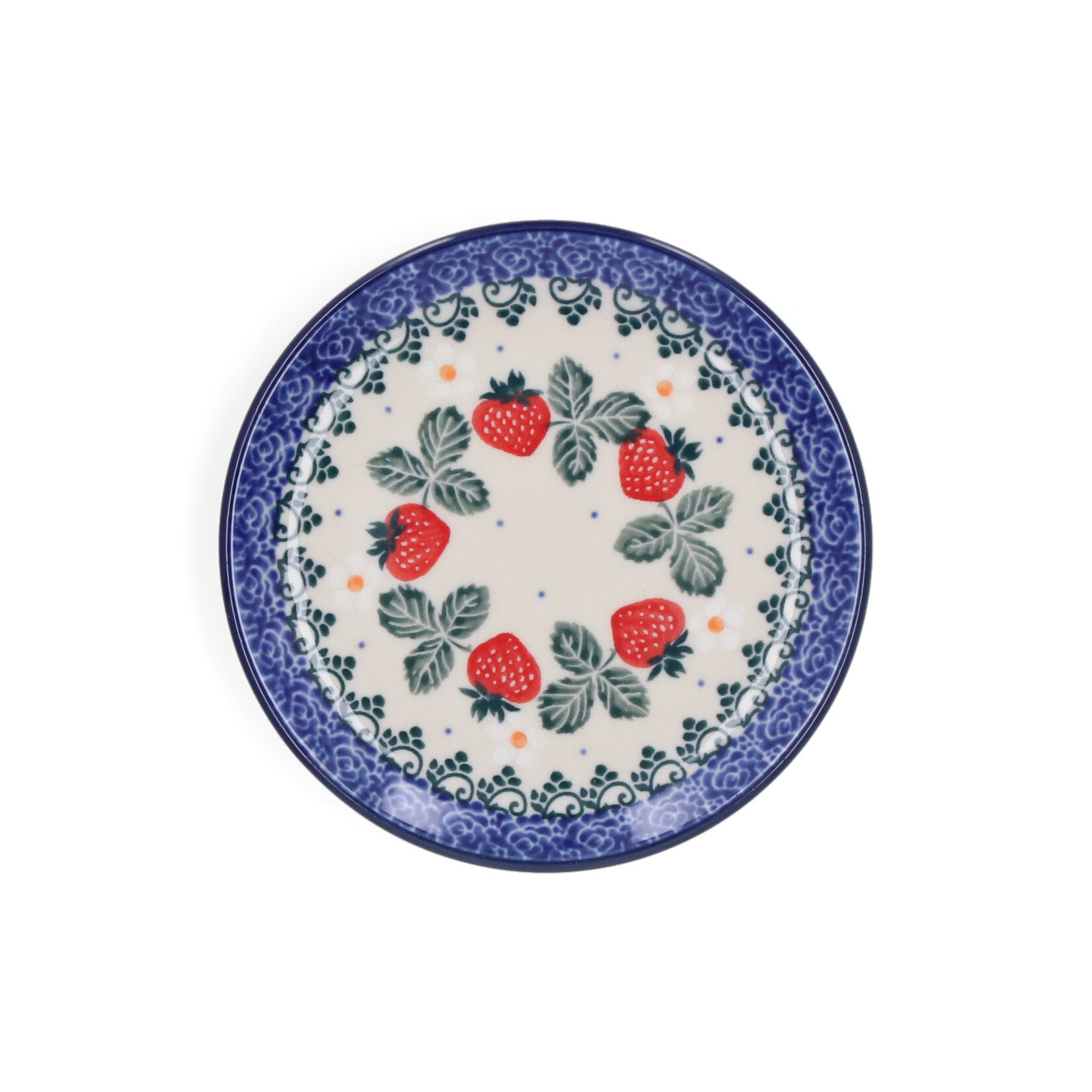 Bunzlau Castle Bunzlau Castle Petit four plate Ø 123 mm Strawberries Bunzlau Castle 2321-3494