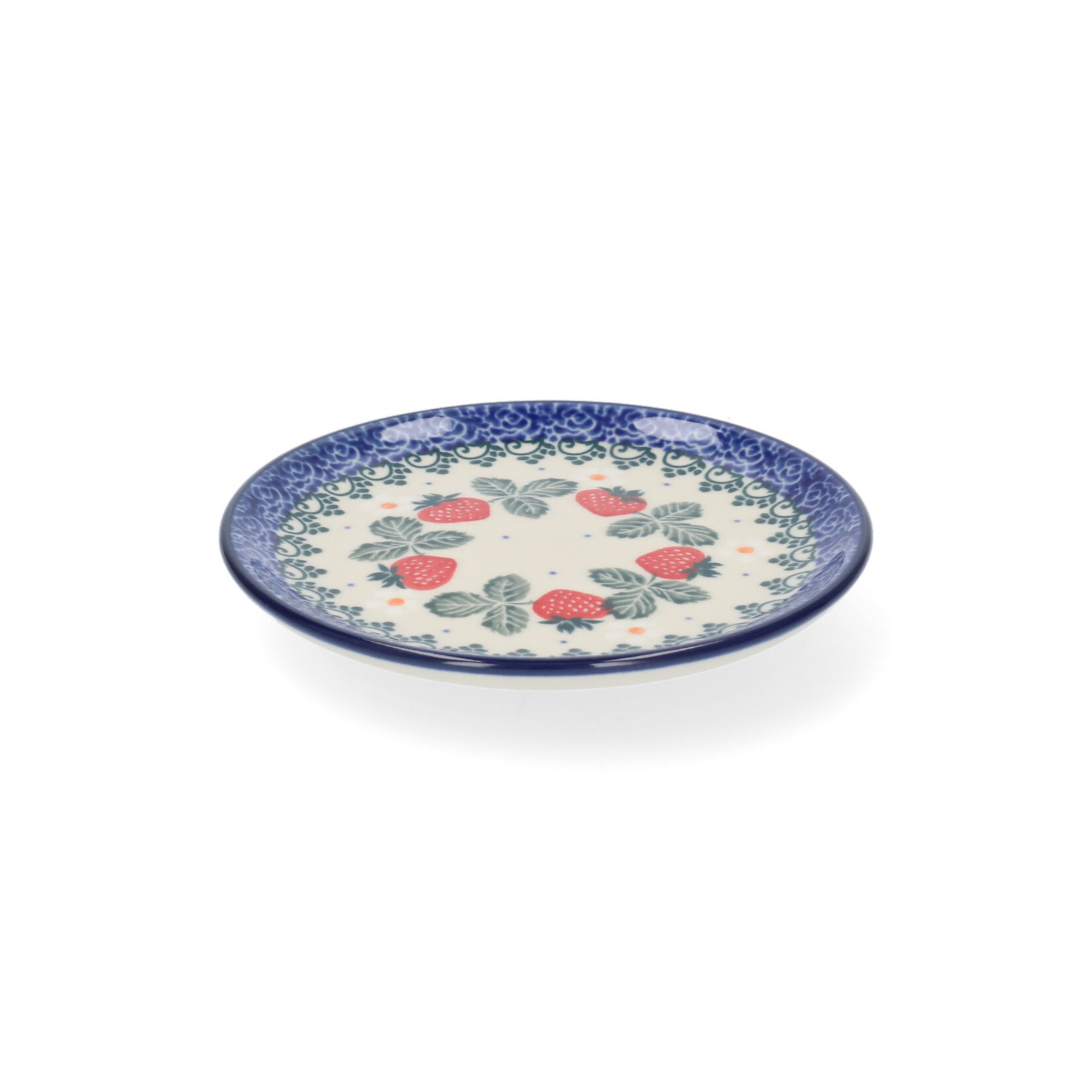 Bunzlau Castle Bunzlau Castle Petit four plate Ø 123 mm Strawberries Bunzlau Castle 2321-3494