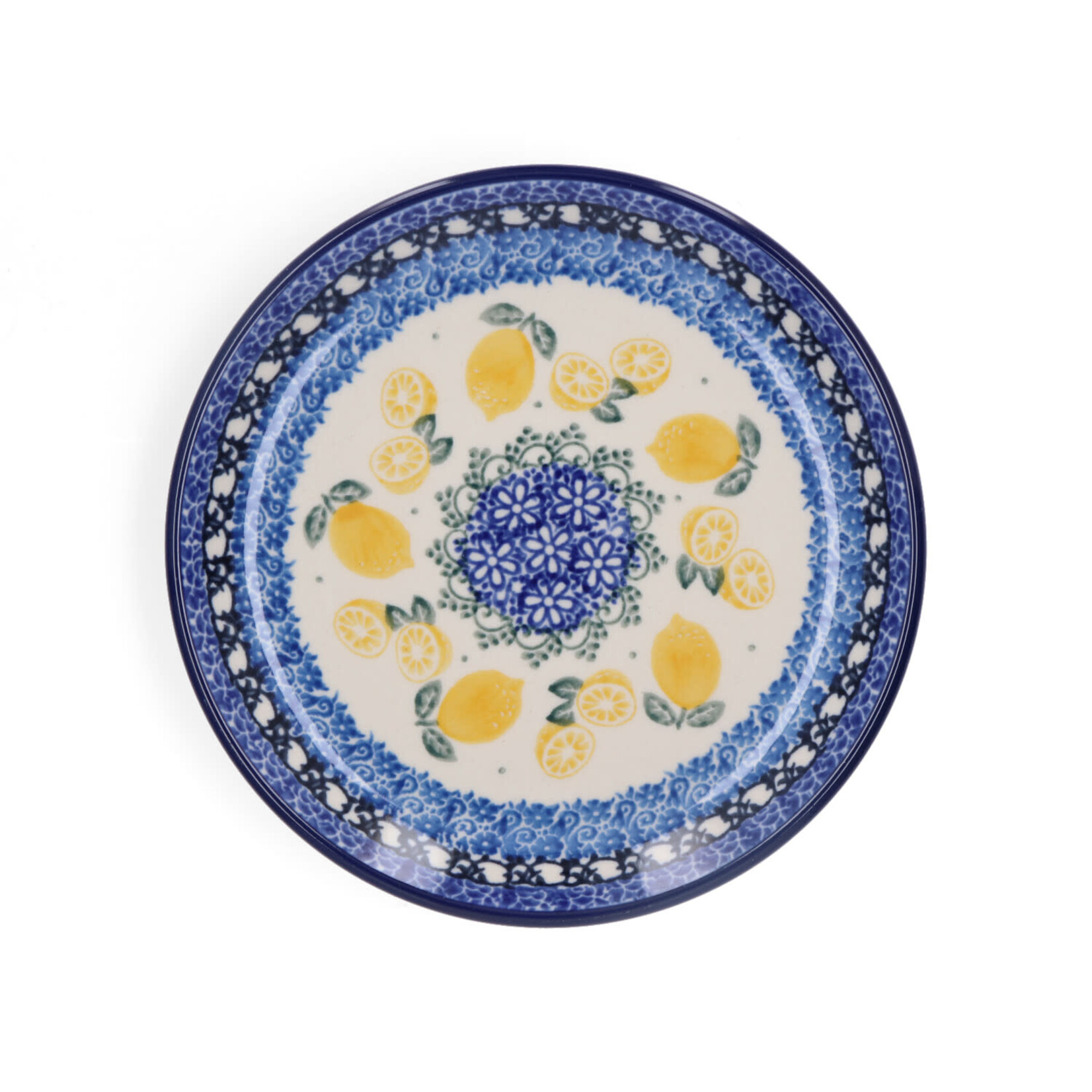 Bunzlau Castle Bunzlau Castle gebaksbord  Cake dish bord 16 cm Lemons Bunzlau Castle 1261-3495