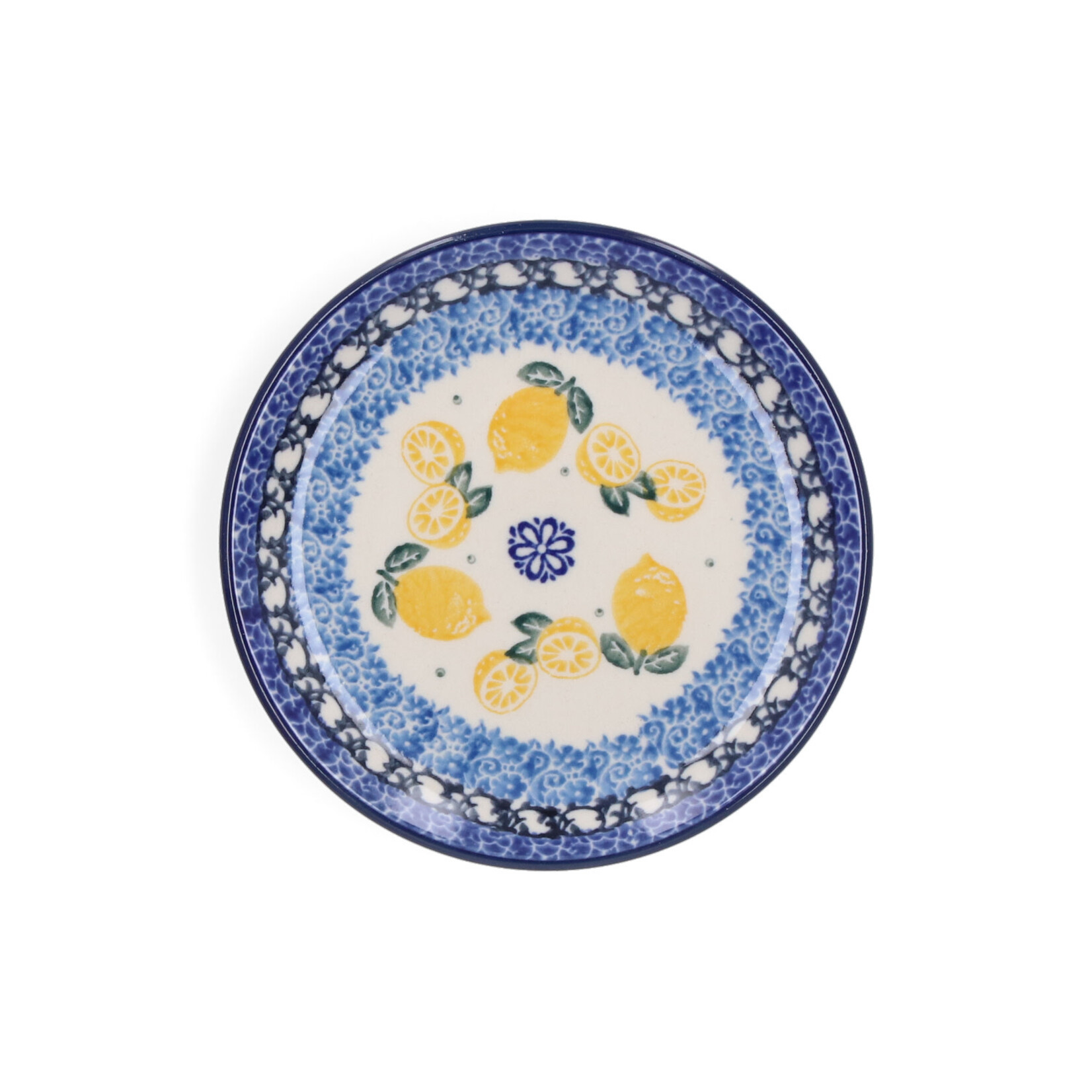 Bunzlau Castle Bunzlau Castle Petit four plate Ø 123 mm Lemons Bunzlau Castle 2321-3495