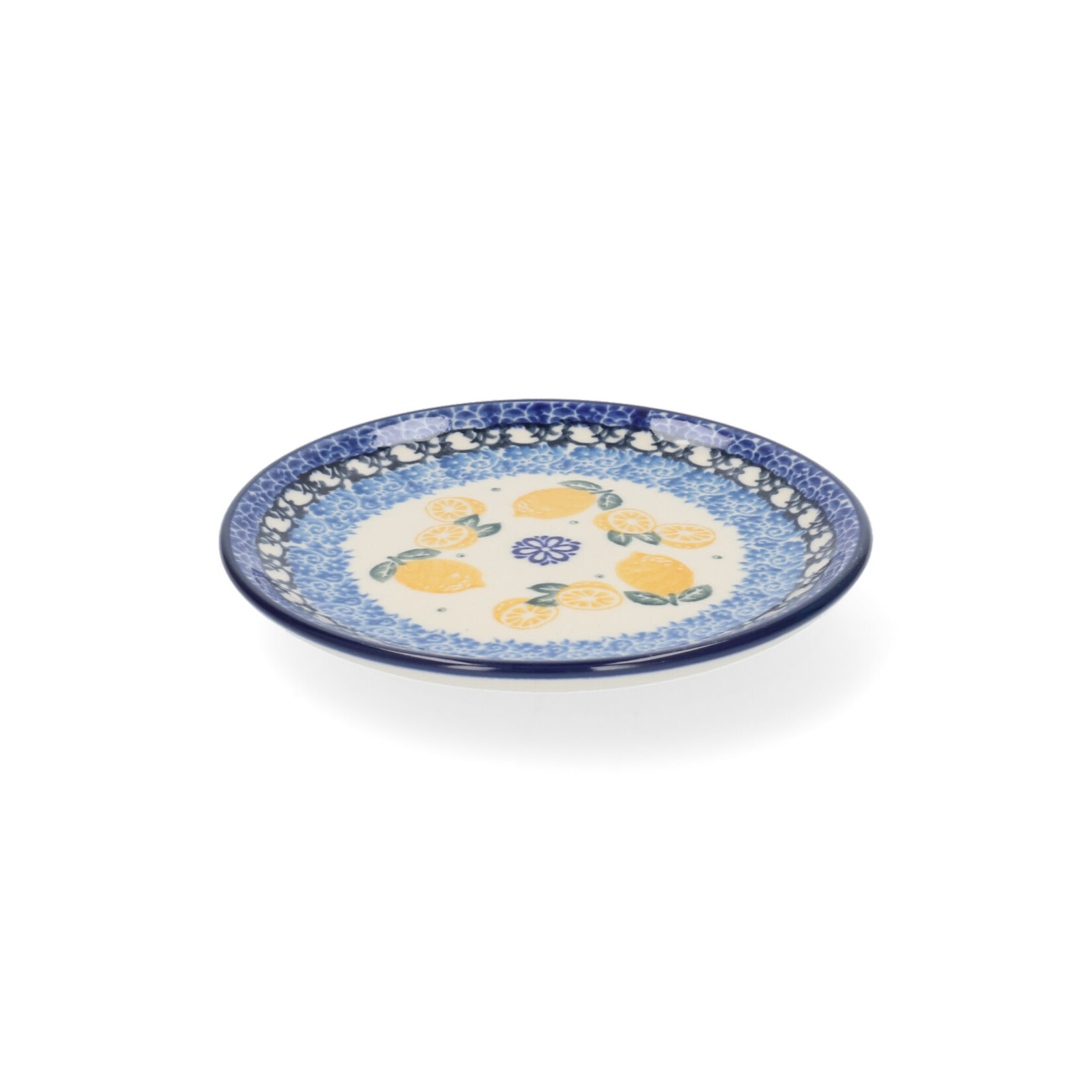 Bunzlau Castle Bunzlau Castle Petit four plate Ø 123 mm Lemons Bunzlau Castle 2321-3495