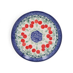 Bunzlau Castle Bunzlau Castle gebaksbord  Cake dish bord 16 cm Cherries Bunzlau Castle 1261-3496