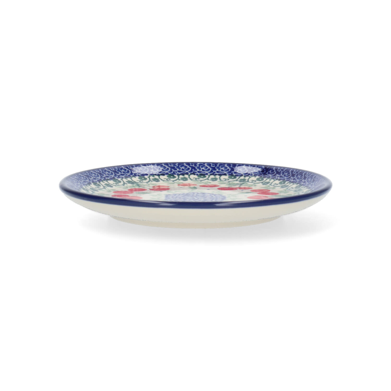 Bunzlau Castle Bunzlau Castle gebaksbord  Cake dish bord 16 cm Cherries Bunzlau Castle 1261-3496