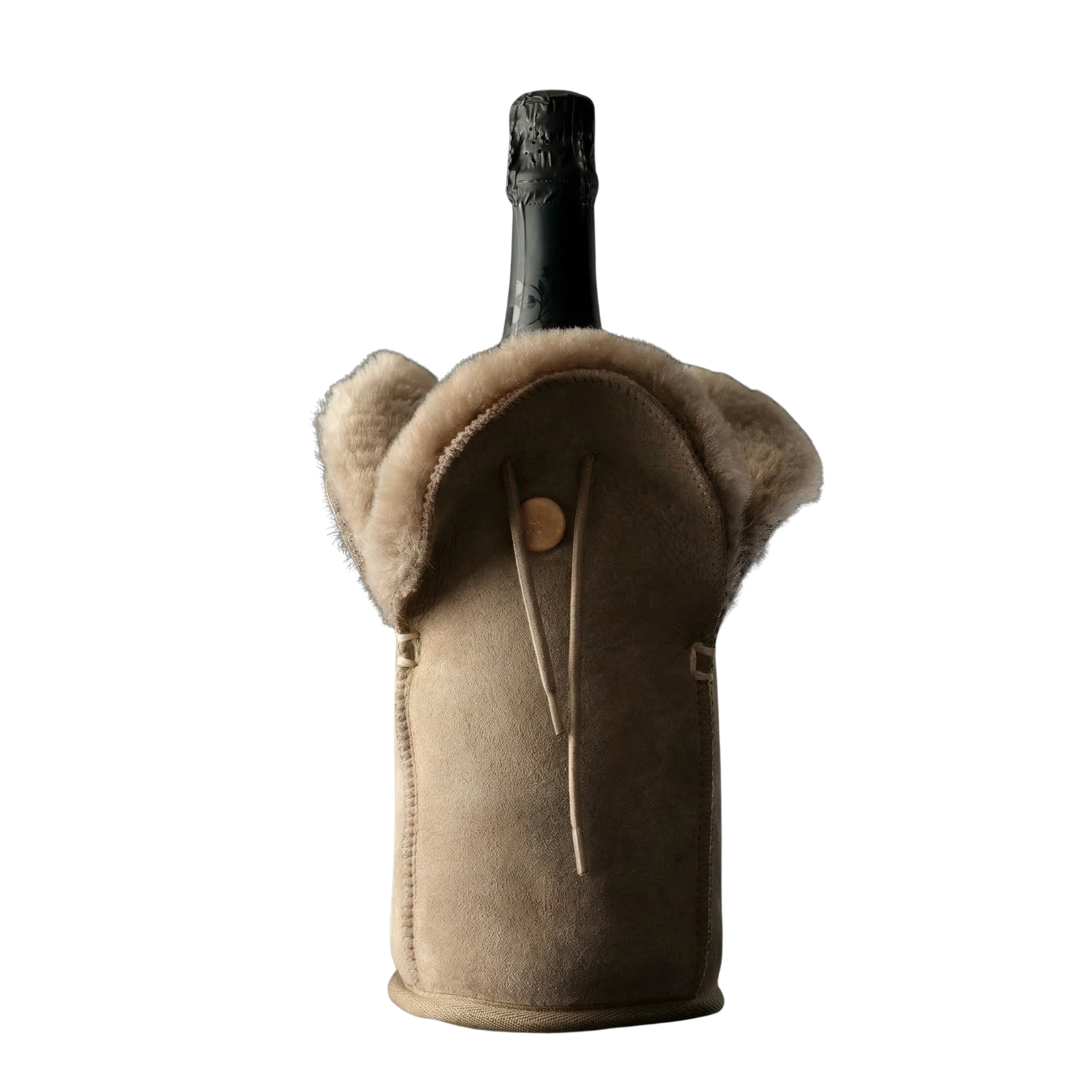 Kywie, keep it cool with wool Kywie Champagne Cooler Stone Suede Kywie keep it cool with wool  C38SU