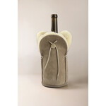 Kywie, keep it cool with wool Kywie Champagne Cooler Stone Suede Kywie keep it cool with wool  C38SU