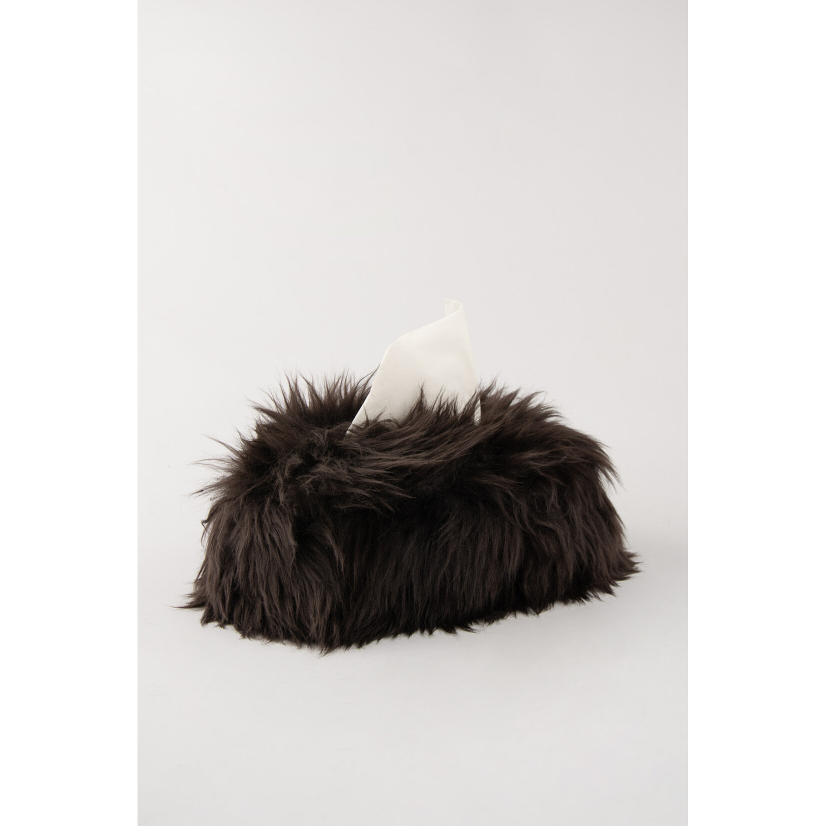 Kywie, keep it cool with wool Kywie Tissue box cover Fluffy Choco Kywie keep it cool with wool T-boxfluff04