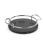 Peugeot Peugeot Ø 242 - 205 x 57 mm h Maestro plateau voor peper en zoutmolen zwart -rvs Peugeot 49621