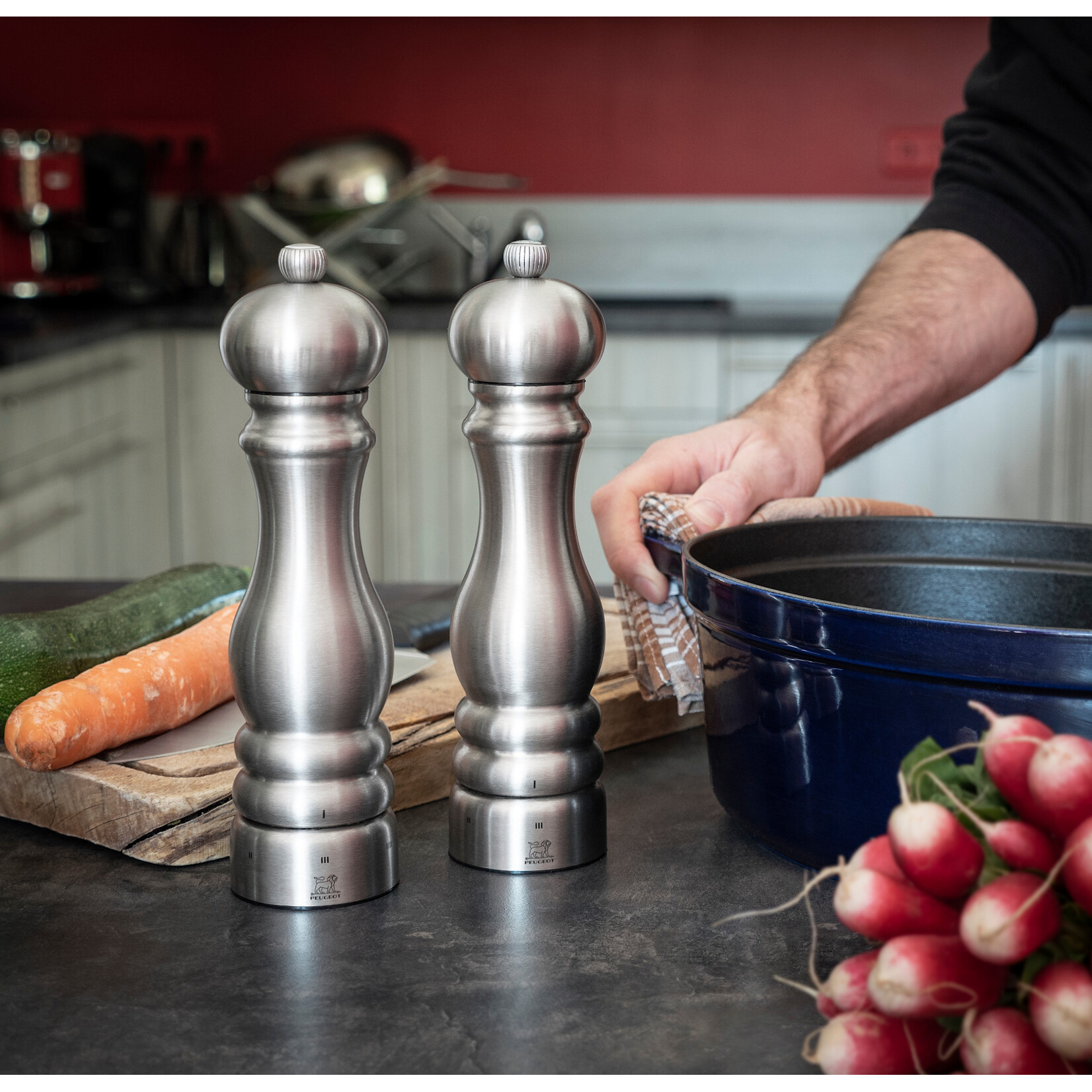 Peugeot 22 cm Peugeot Paris Chef Inox RVS U-Select Pepermolen 22 cm  Peugeot 32494
