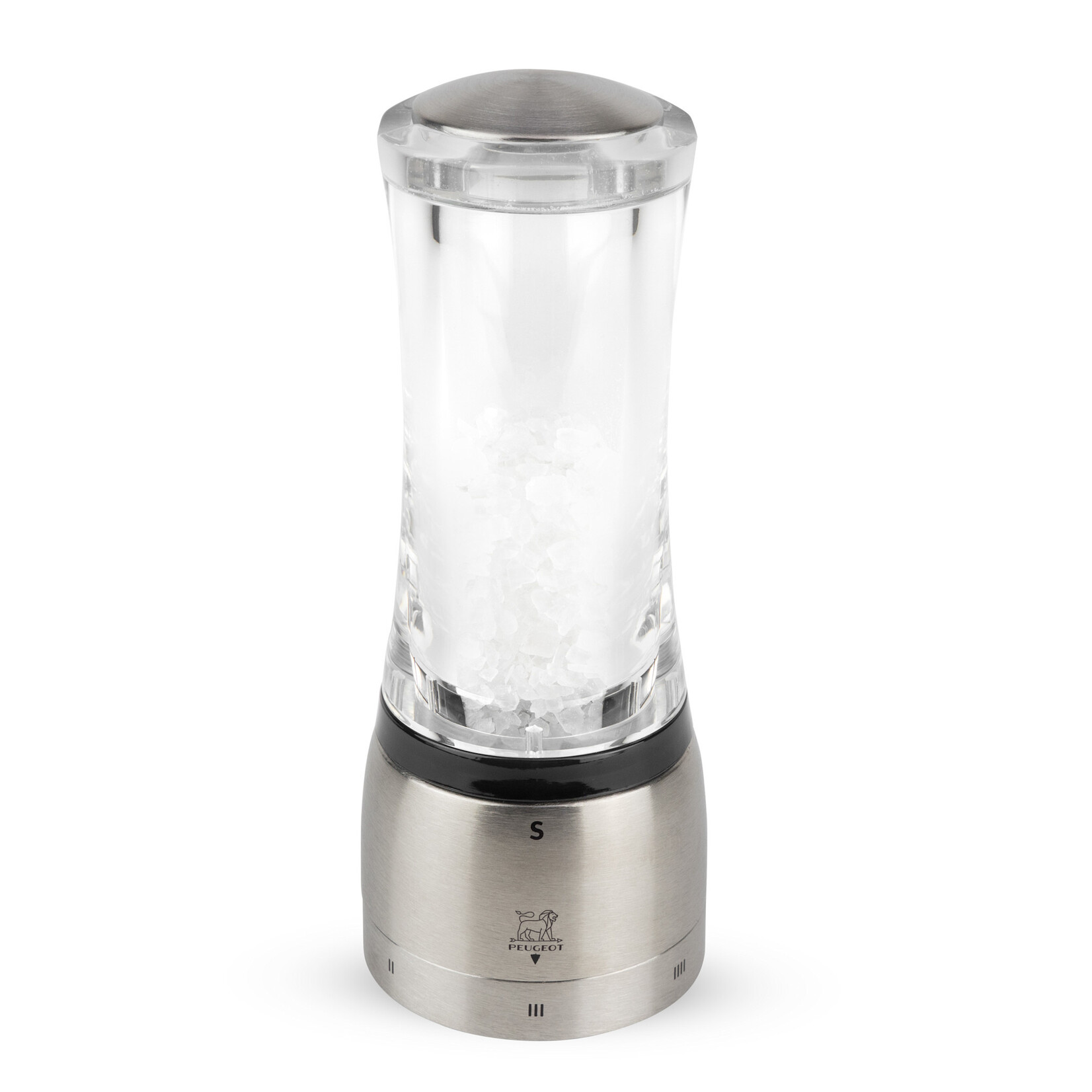 Peugeot 16 cm Peugeot Daman Acryl & Inox U-Select zoutmolen 16 cm  Peugeot 2543400