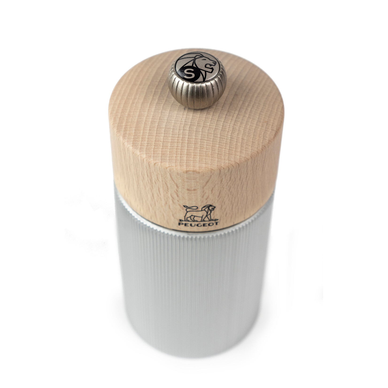 Peugeot 12 cm Peugeot Line Naturel + Aluminium zoutmolen 12 cm  Peugeot 39899