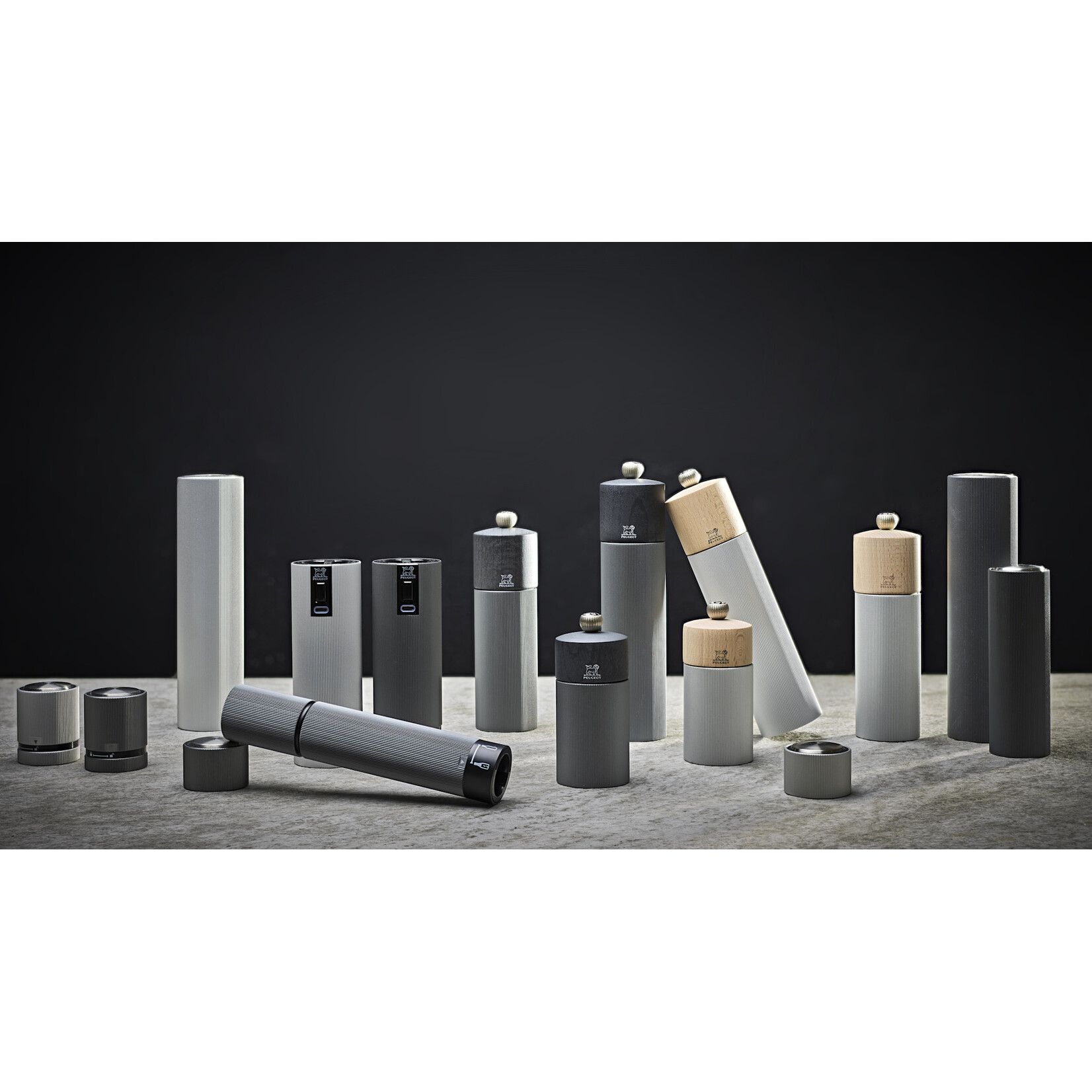 Peugeot 12 cm Peugeot Line Duo Line Night Chic set peper en  zoutmolen 12 cm  Peugeot 43285