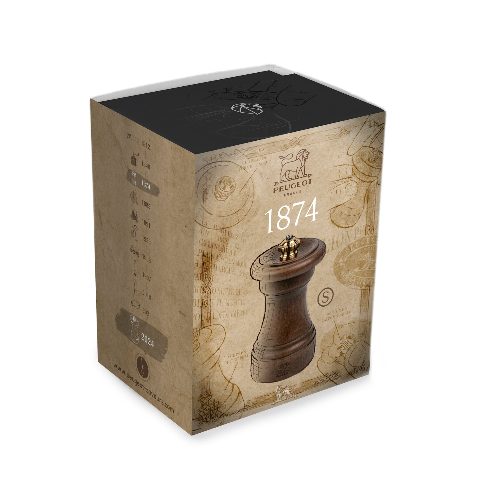 Peugeot 10 cm Peugeot Bistro 1874 Jubileum zoutmolen voor 150 jaar molen productie Peugeot 44886