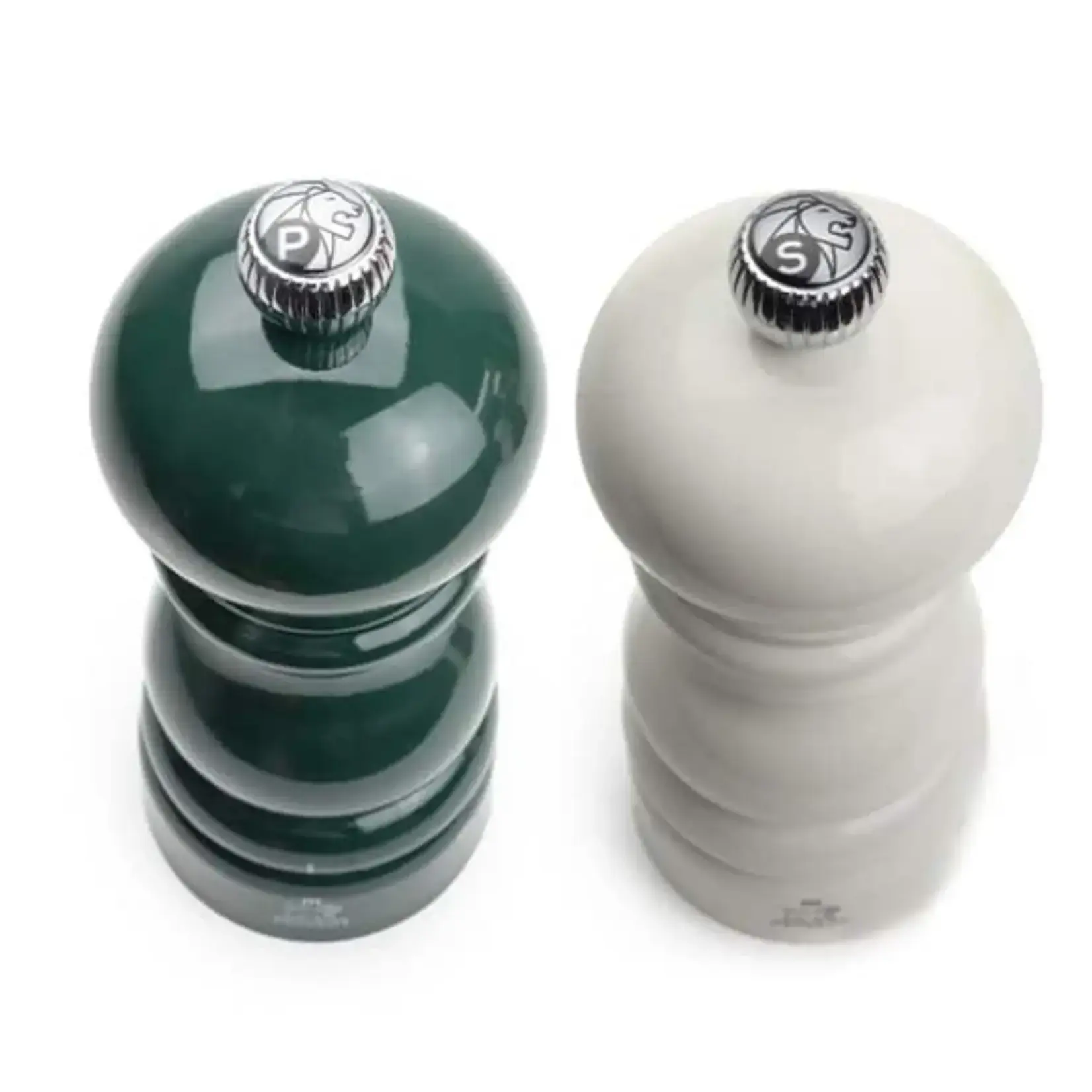 Peugeot 15 cm Peugeot Paris Rama Duo Bosgroen pepermolen en wit U-select zoutmolen Peugeot 44916