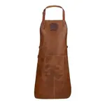 Diverse Merken Witloft schort Buffalo met zak Cognac buffelleer Witloft WL-BFP-06