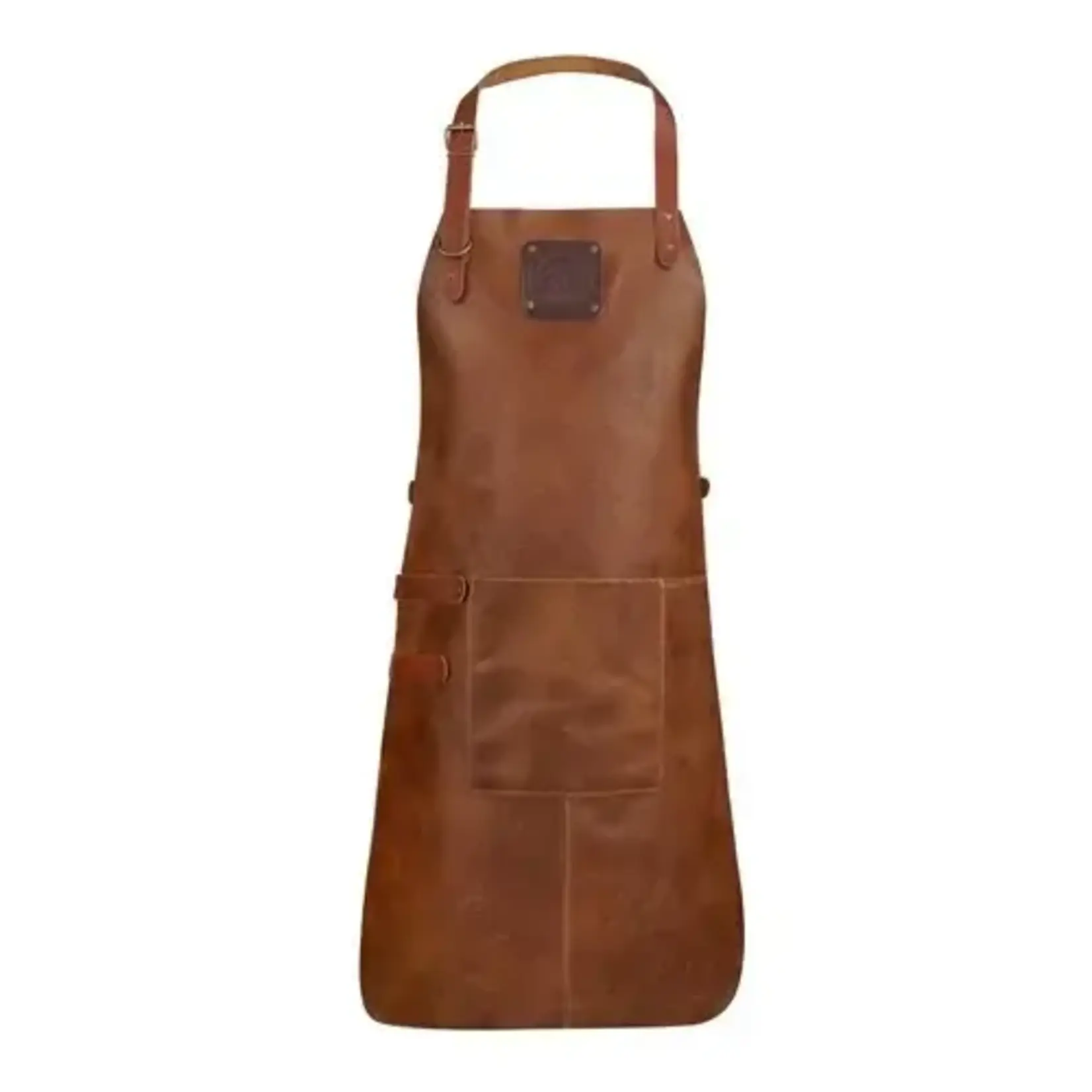 Diverse Merken Witloft schort Buffalo met zak Cognac buffelleer Witloft WL-BFP-06