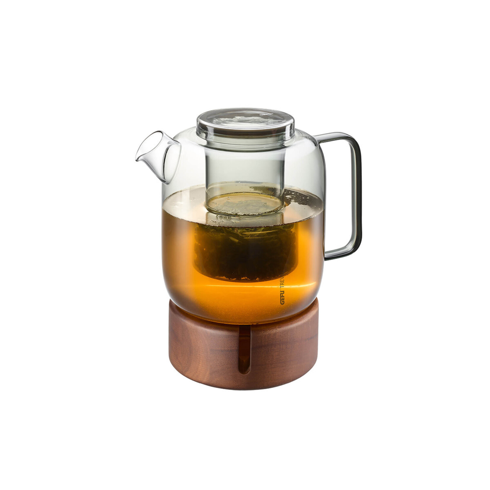 Gefu 1500 ml rookglas theepot met theefilter en rechaud Gefu Trevio theepot set Gefu 12909