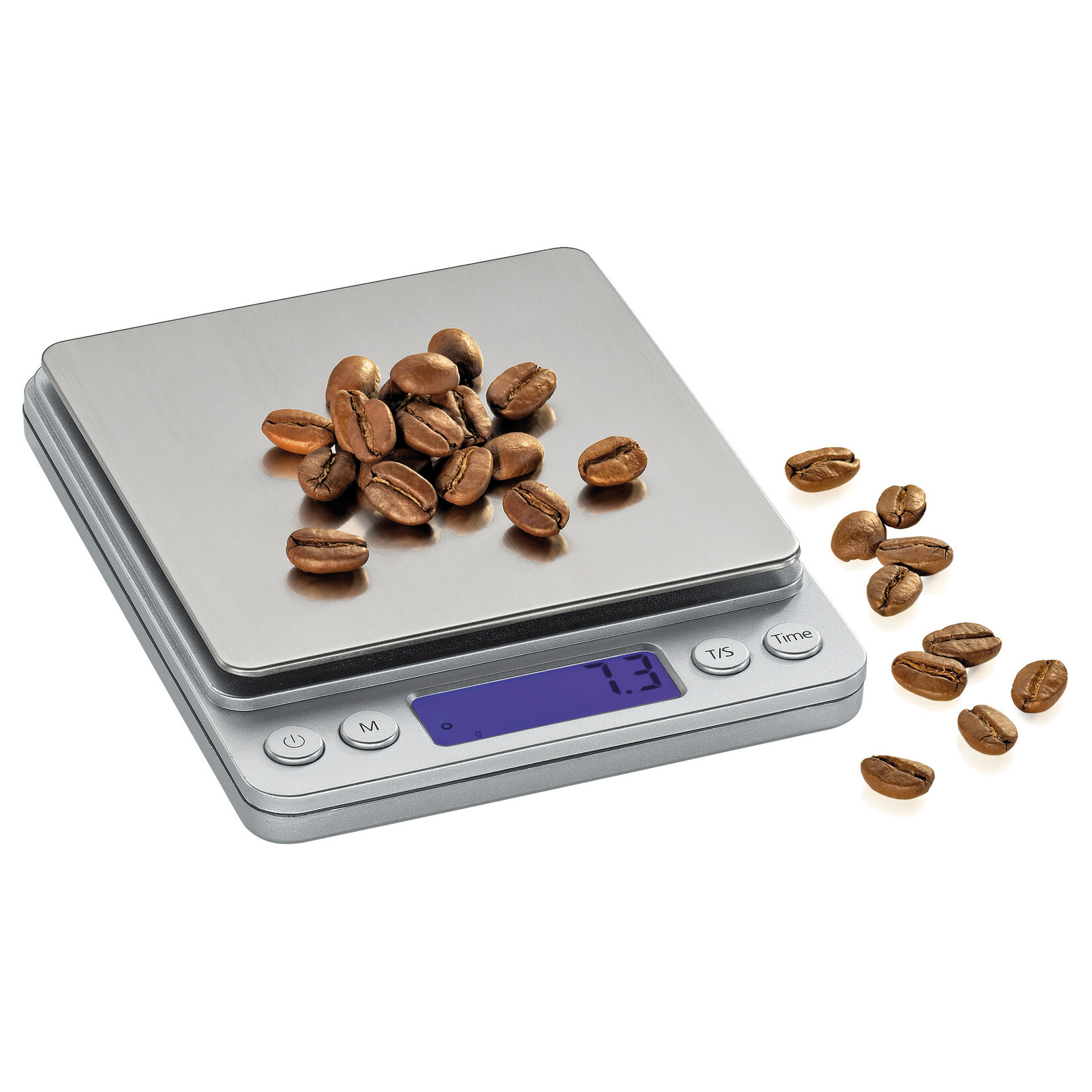 Zassenhaus 1/10 gram nauwkeurig digitale barista weegschaal op AAA batterijen Zassenhaus 073447