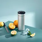 AdHoc Design AdHoc 500 ml Pulse thermosbeker light grey AdHoc Pulse to go beker lichtgrijs AdHoc TT33