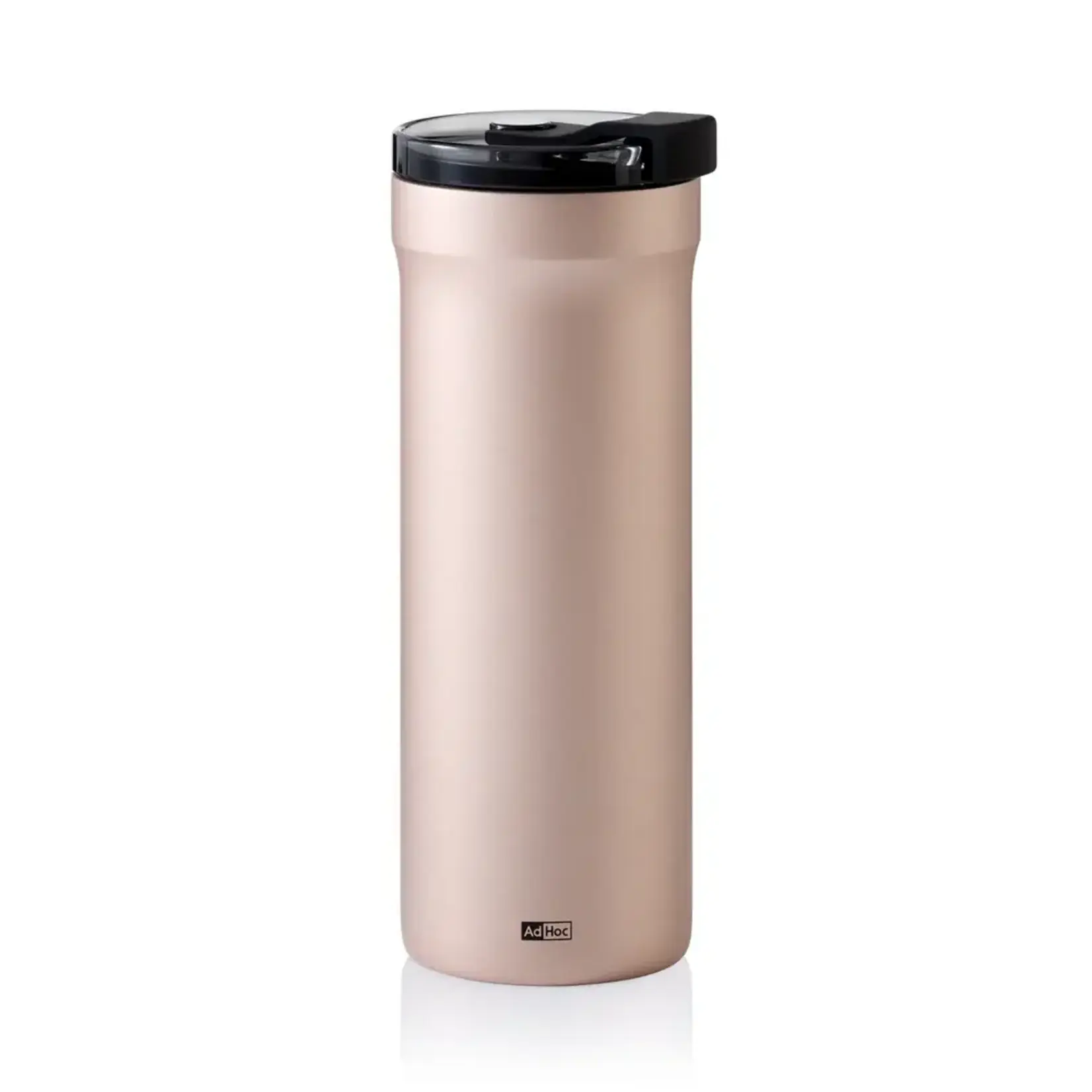 AdHoc AdHoc 500 ml Pulse thermosbeker light copper AdHoc Pulse to go beker Rosagold AdHoc TT34