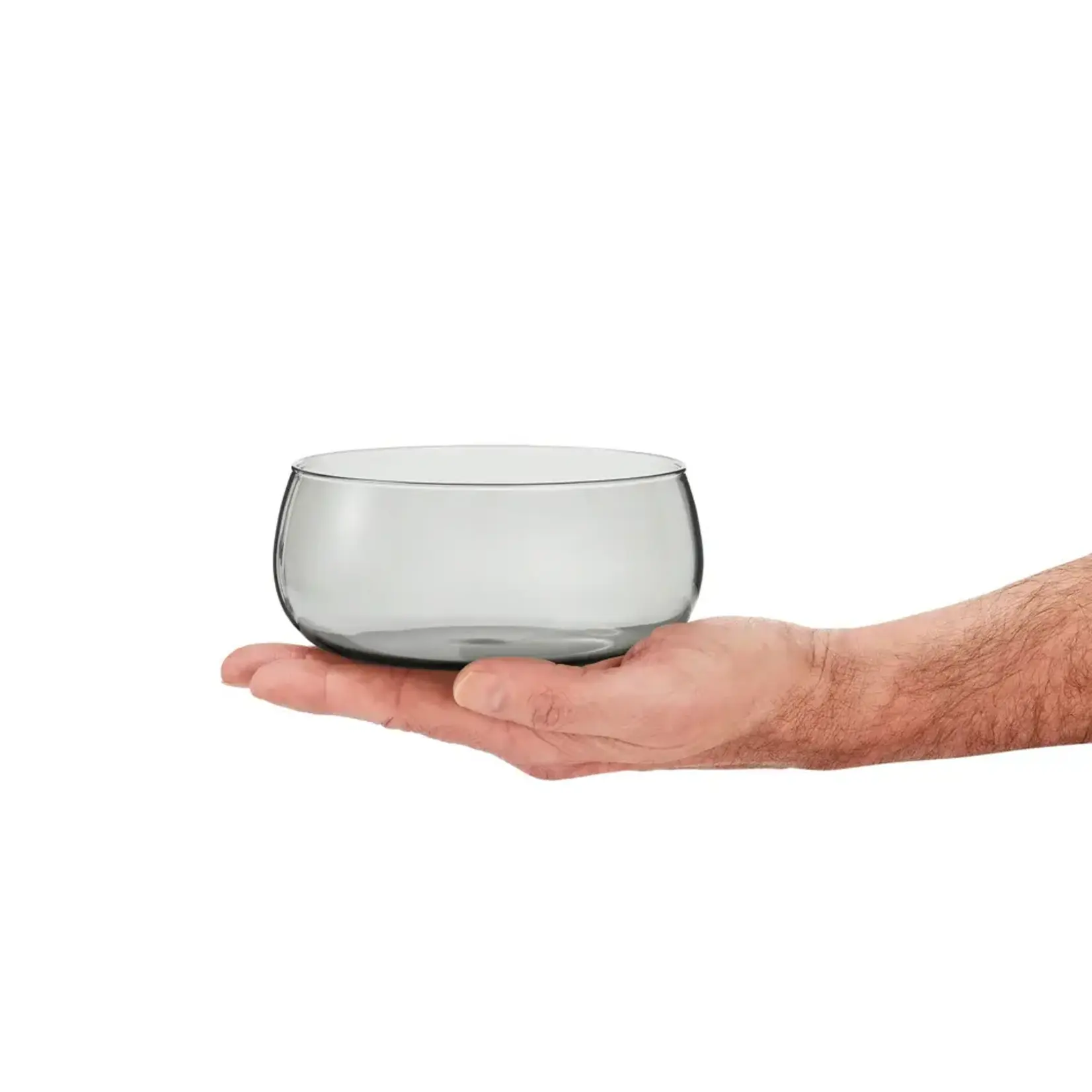 AdHoc Design AdHoc 660 ml schaaltje Yuna AdHoc Yuna  schaaltje hittebestendig grijs glas Ad Hoc sb62