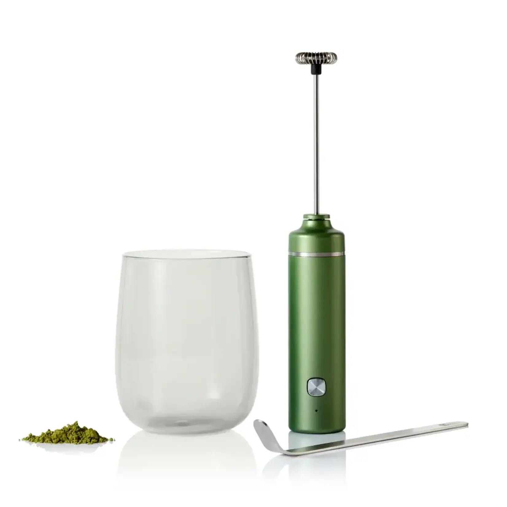 AdHoc Design AdHoc Connaisseurs set voor matcha-liefhebbers Opschuimer, glas en matcha lepel Ad Hoc MS35