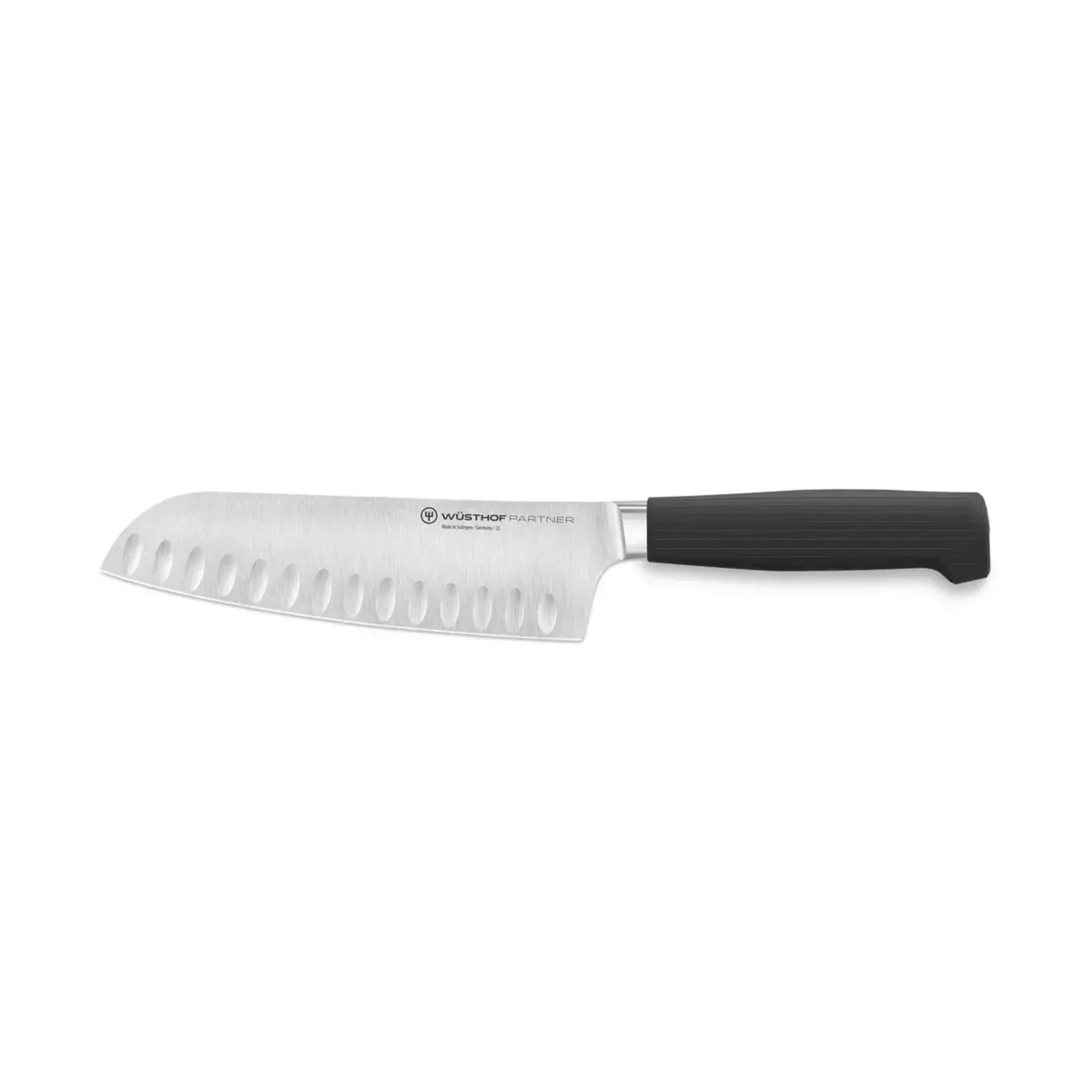 Wüsthof, messen uit Solingen 17 cm Santoku mes Wusthof Partner halve krop Santoku met kuiltjes 17 cm Wusthof 1061831317