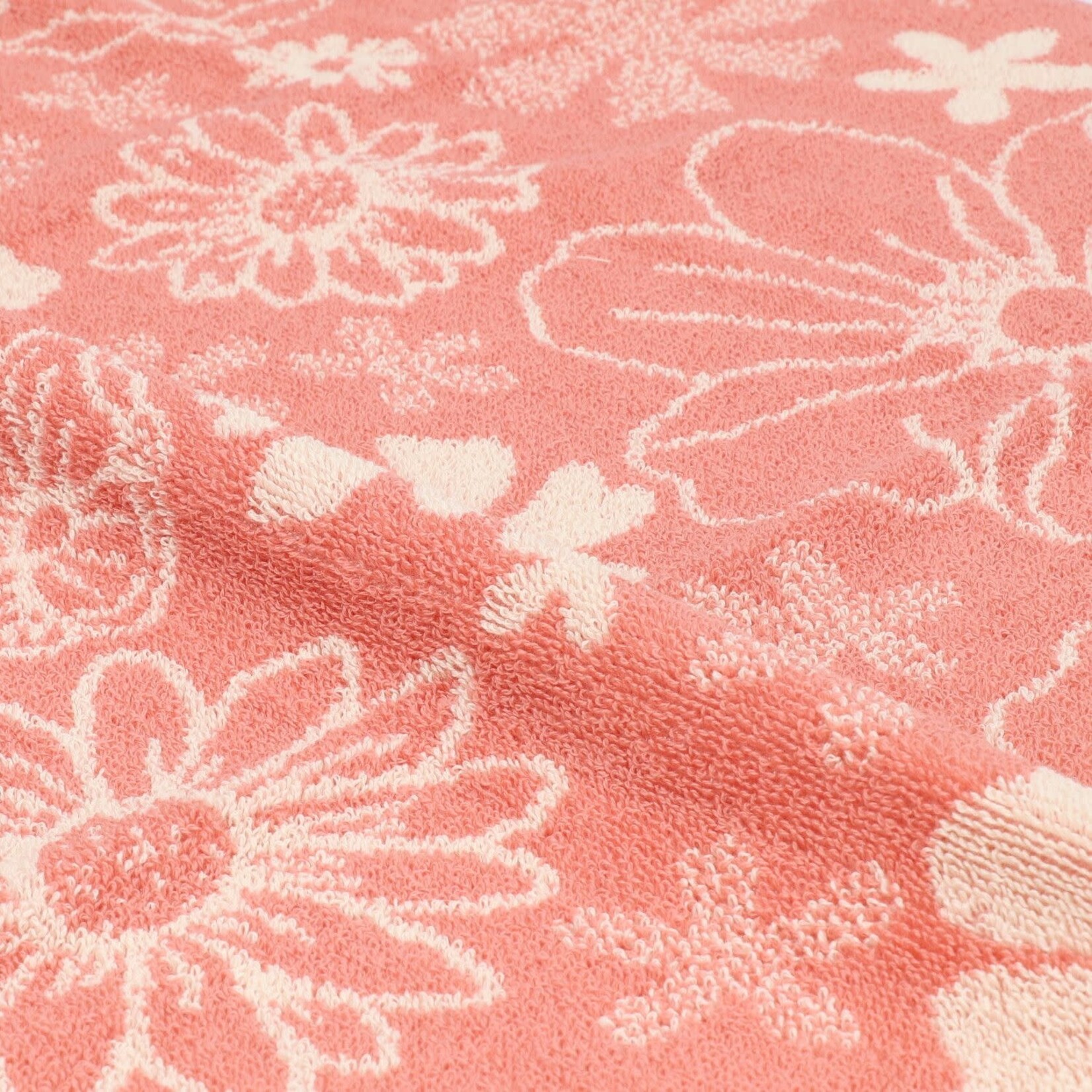 Bunzlau Castle Bunzlau Castle KitchenTowel Flowerbed Pink roze keukendoek GOTS Bunzlau Castle 6373-g