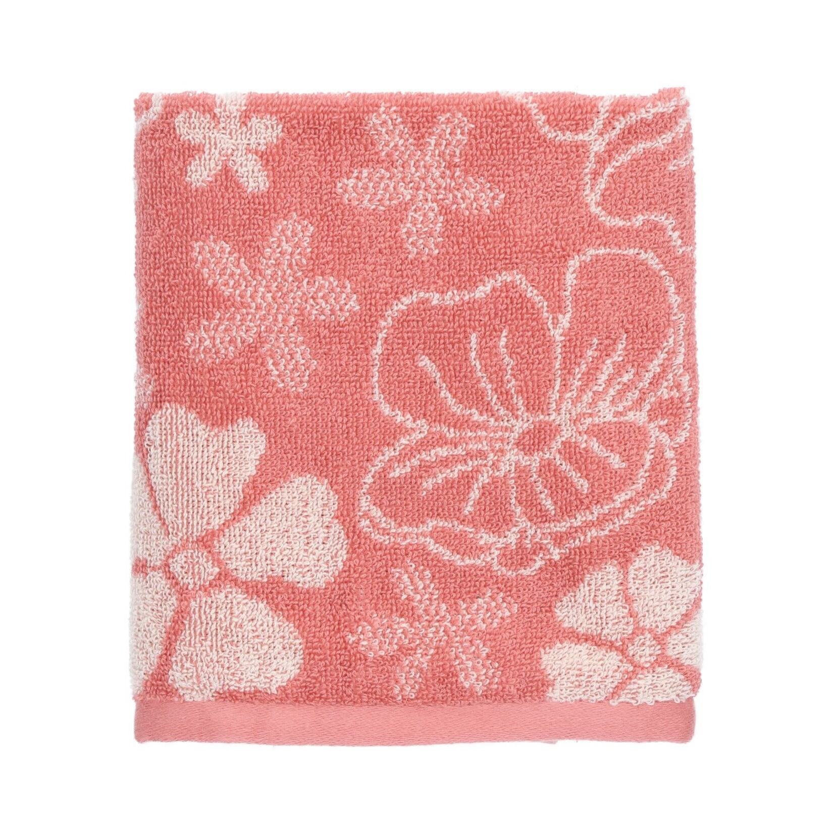 Bunzlau Castle Bunzlau Castle KitchenTowel Flowerbed Pink roze keukendoek GOTS Bunzlau Castle 6373-g