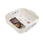 Peugeot Peugeot Appolia Ecru ovenschaal 2700 ml 28 cm 225x225x65 mm Ecru vierkant Peugeot 60169