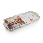 Peugeot Peugeot Appolia Ecru tray bakvorm 40 cm 345x160x10 mm Ecru bakvorm Peugeot 60701