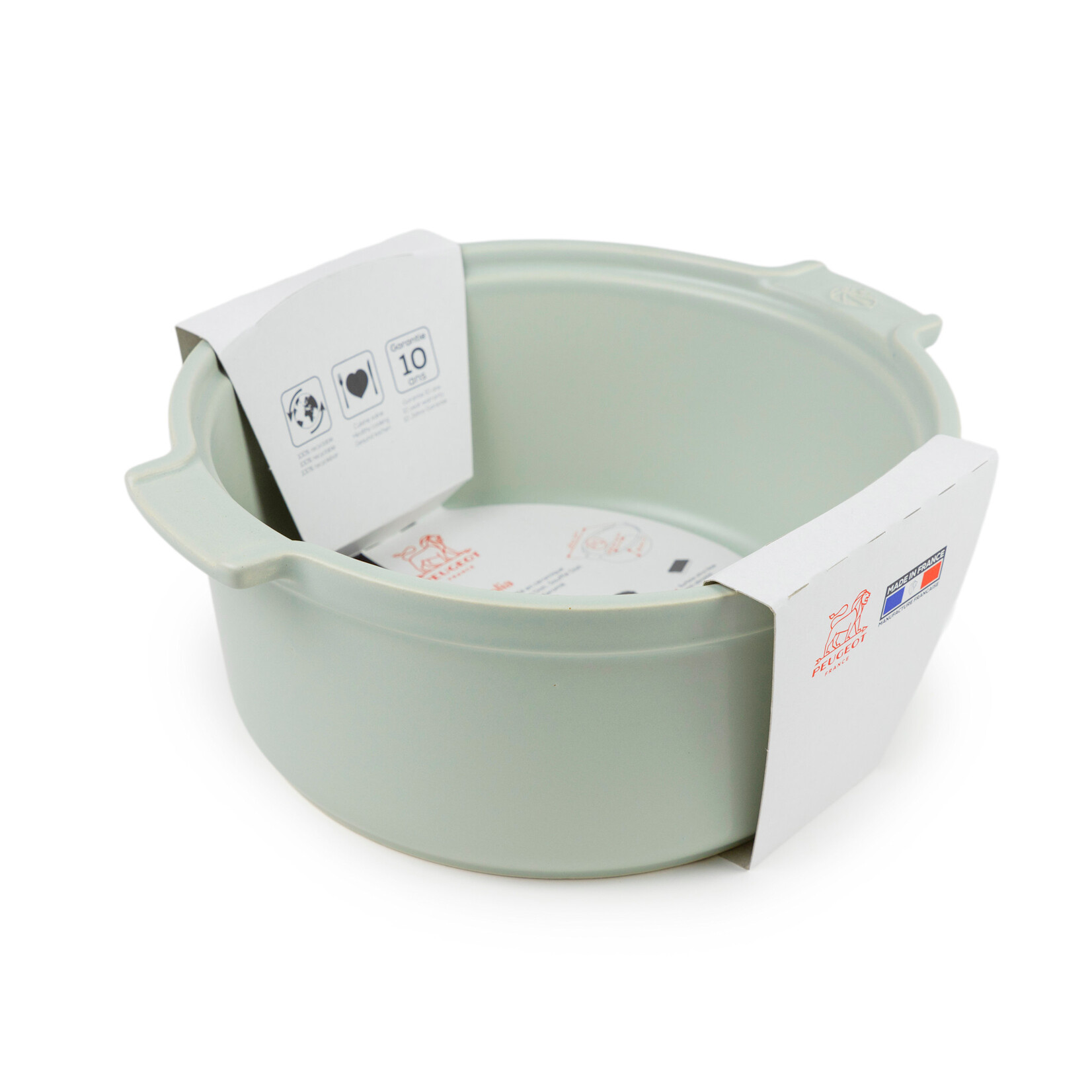 Peugeot Peugeot Appolia Saliegroen soufflevorm ovenschaal Ø 22 cm 240x220x85 mm Vert Sauge bakvorm Peugeot 62736