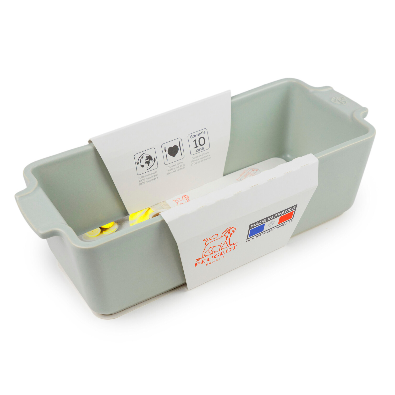 Peugeot Peugeot Appolia Saliegroen cakevorm  2 liter 31 cm 260x110x80 mm Vert Sauge cakevorm Peugeot 62729