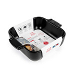 Peugeot Peugeot Appolia Satijnzwart ovenschaal 660 ml 18 cm 130x130x45 mm Satin Black vierkant Peugeot 61562