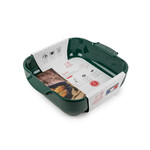 Peugeot Peugeot Appolia Bosgroen ovenschaal 2700 ml 28 cm 225x225x65 mm Vert Foret vierkant Peugeot 62125