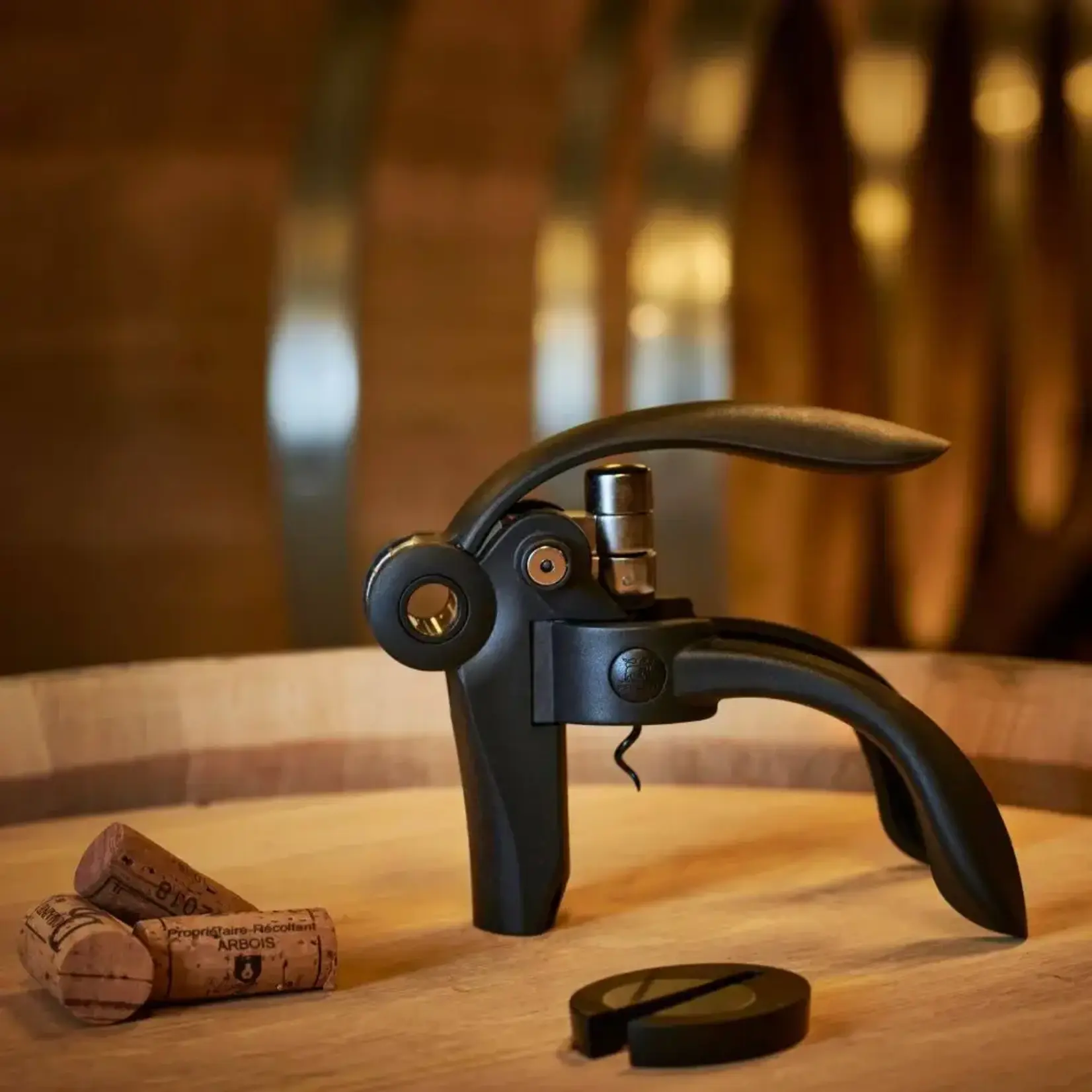 Peugeot Peugeot Baltaz Dark Kurkentrekker met hefboom die in een beweging kurk uit de fles heeft Peugeot 200510