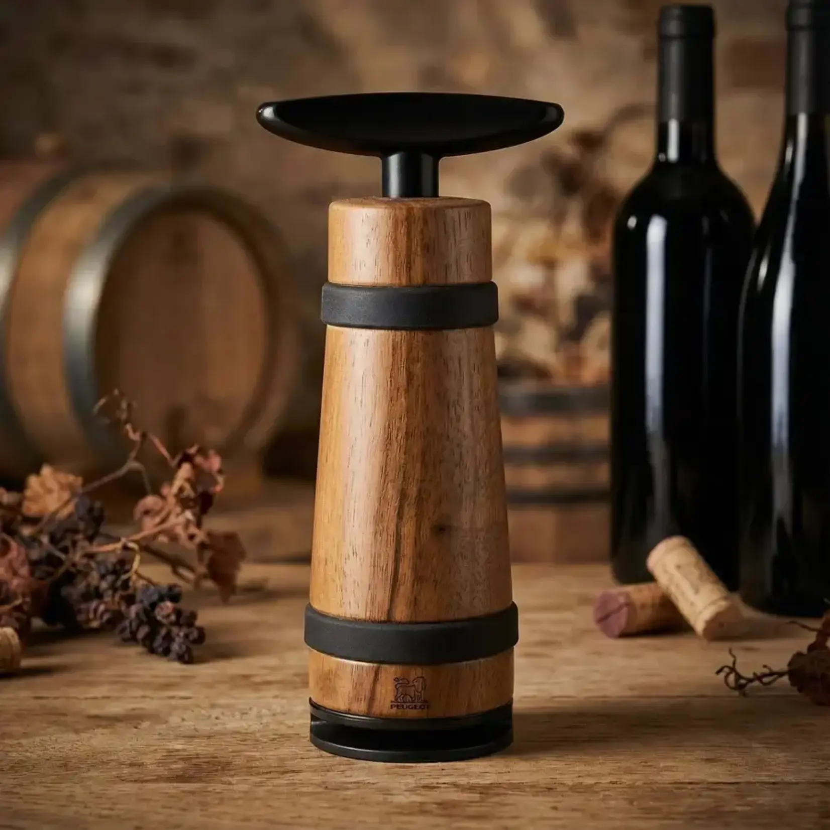 Peugeot Peugeot Barrel Kurkentrekker die doet denken aan een wijnvat Peugeot 200565