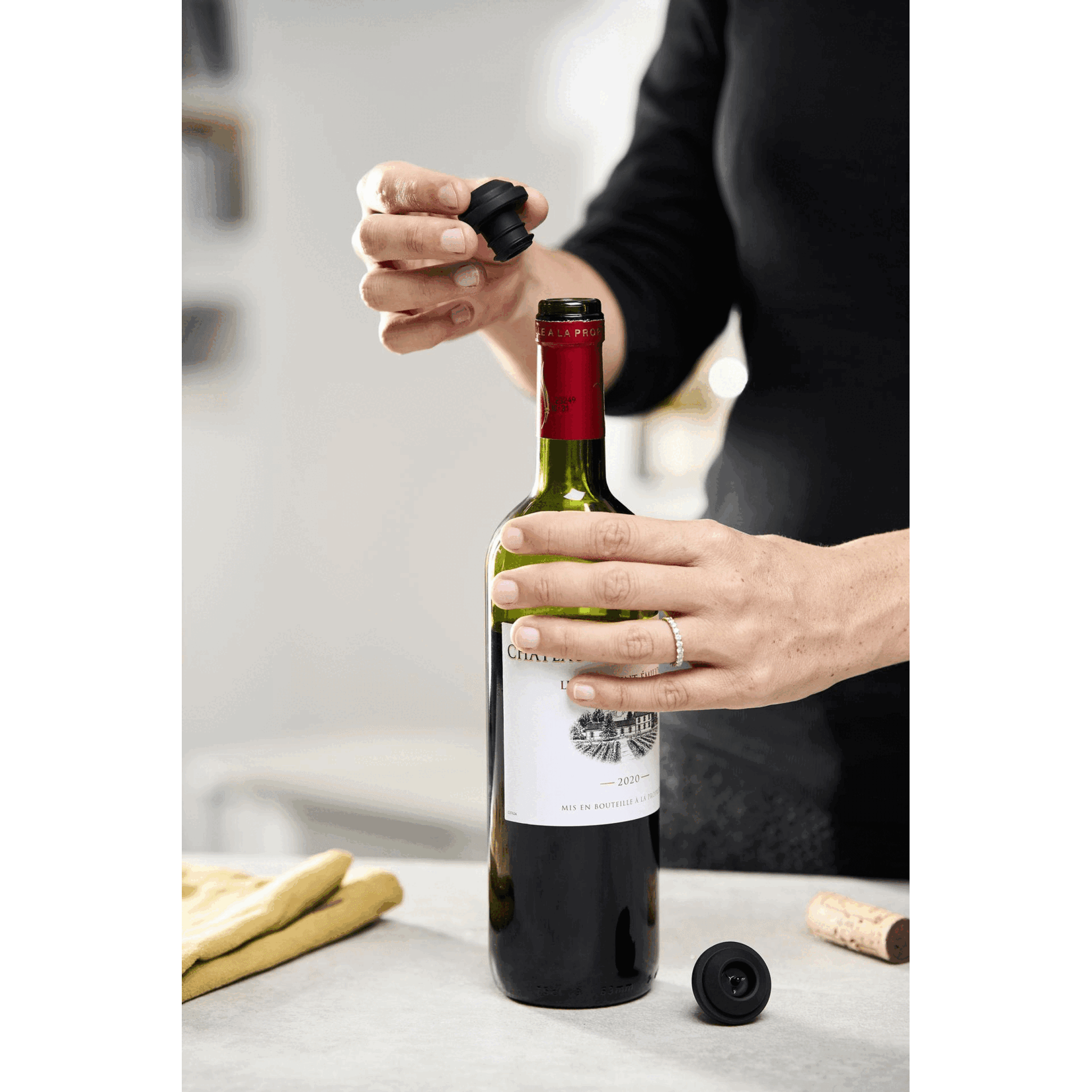 Peugeot Peugeot Line Preserve Duo vacumeerpomp voor wijn Champagne en bubbels Peugeot 210861